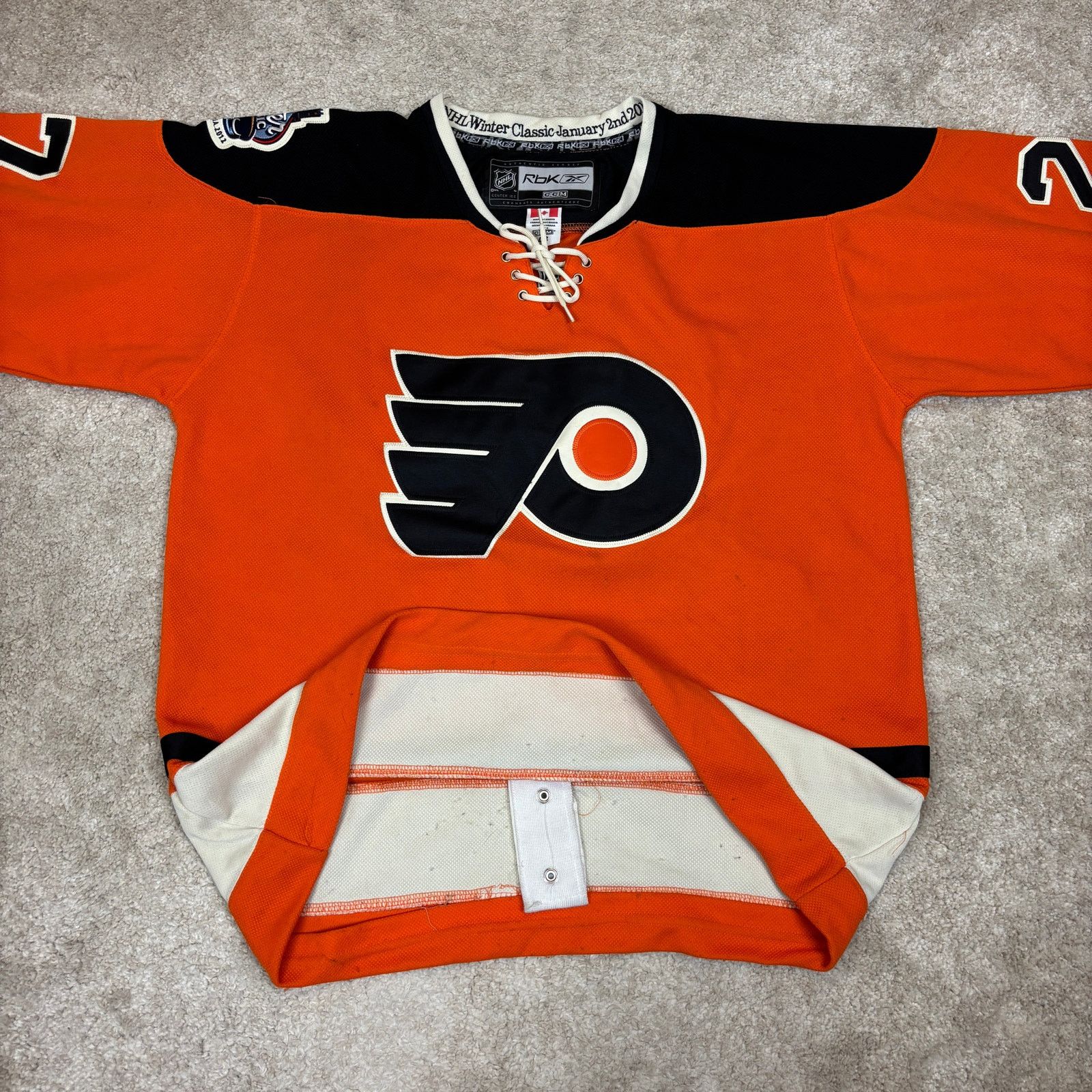 Reebok Reebok Philadelphia Flyers Talbot #27 Winter Classic Jersey Size US M / EU 48-50 / 2 - 3 Thumbnail