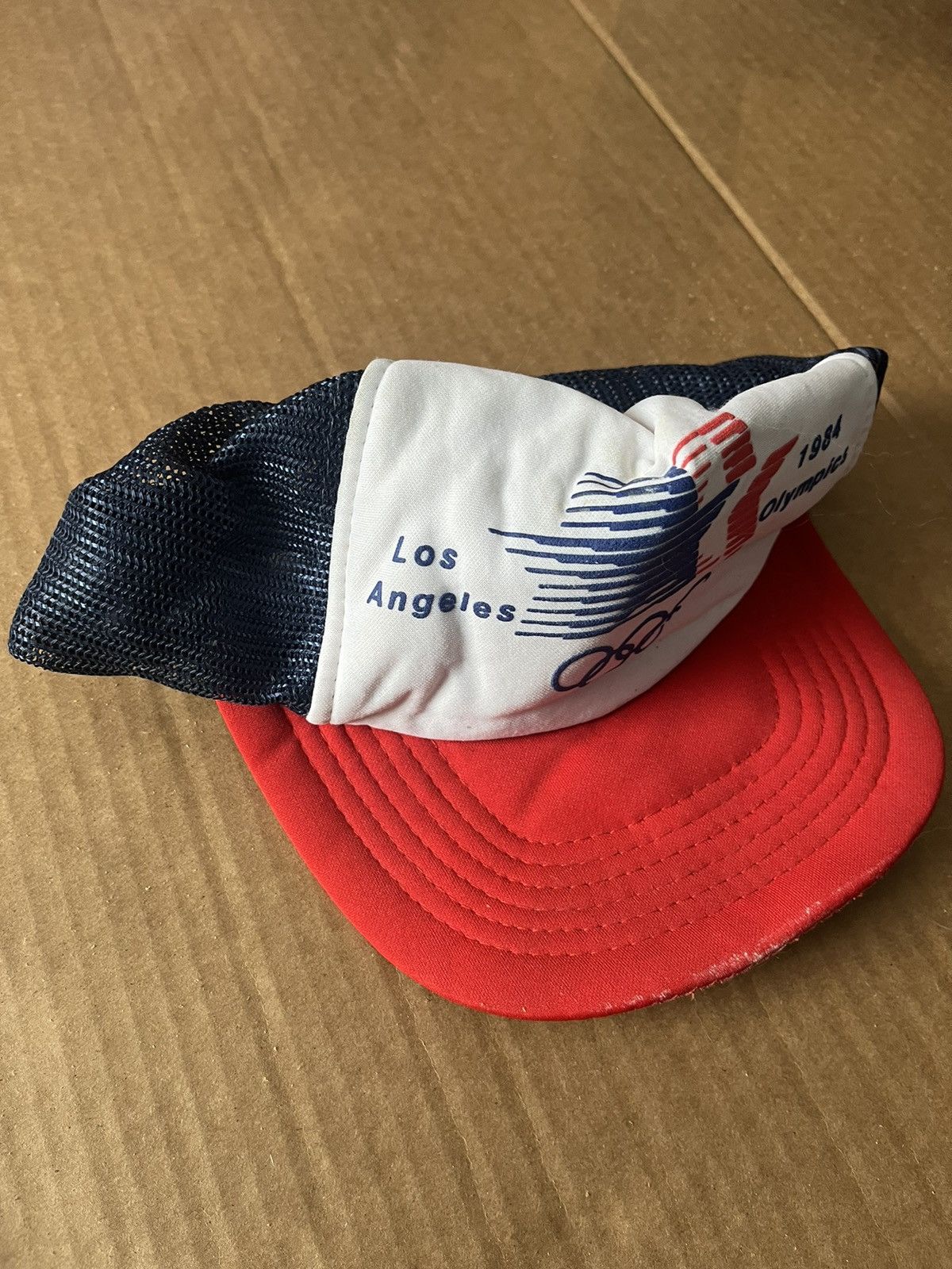 Vintage Vintage 1984 Olympic Trucker Hat Size ONE SIZE - 2 Thumbnail