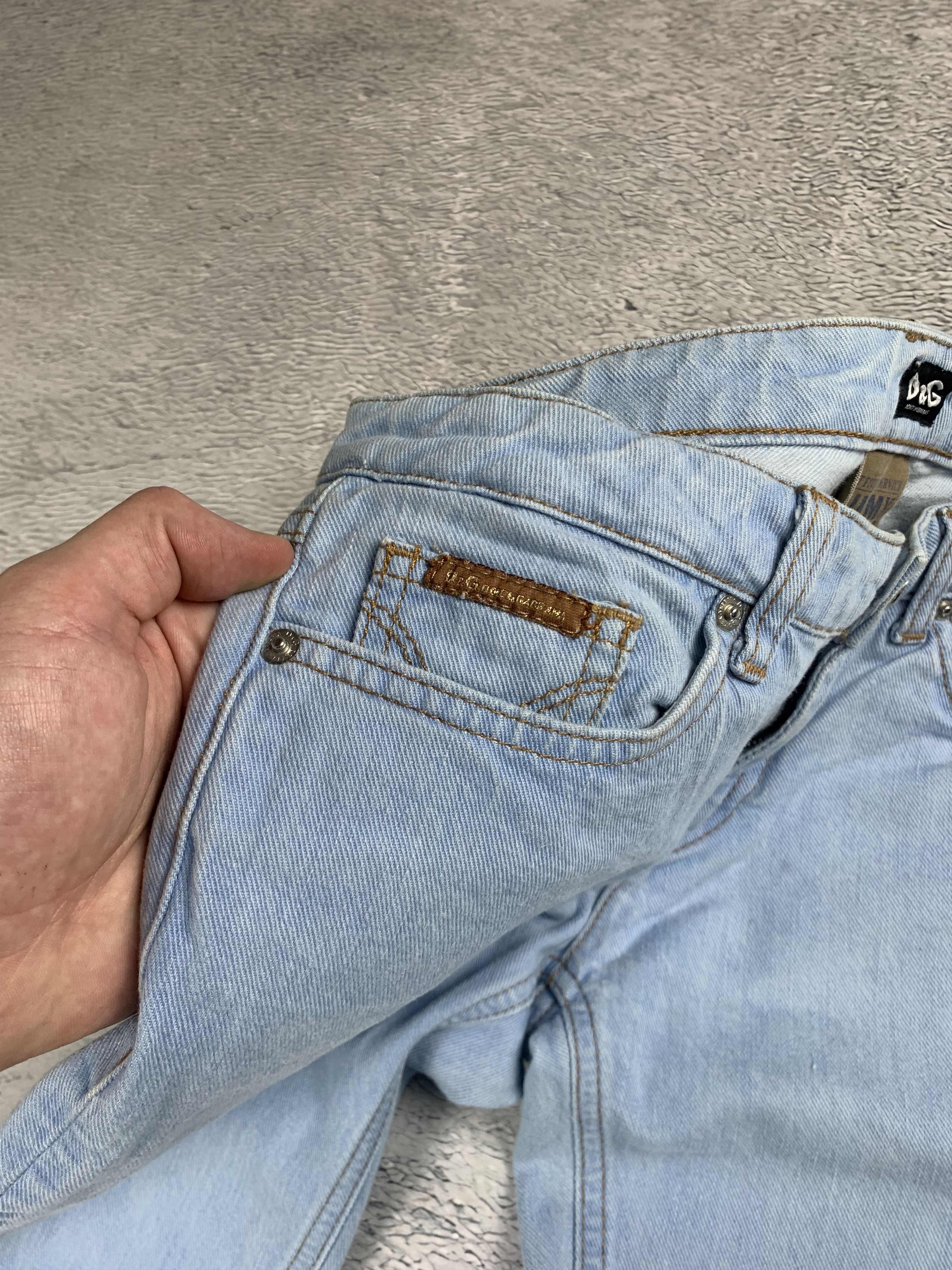 Dolce & Gabbana × Vintage Vintage Dolce & Gabbana jeans Big logo Oldmoney Luxury Size 26" / US 2 / IT 38 - 6 Thumbnail