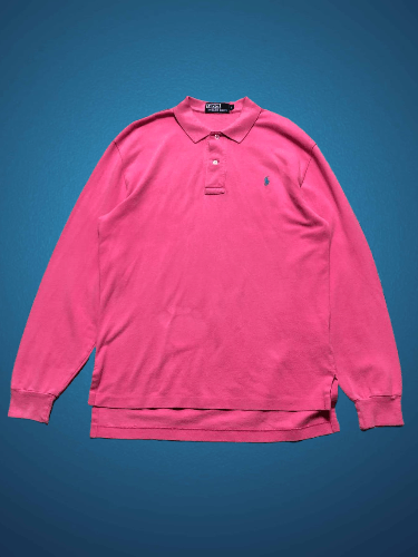 Polo Ralph Lauren Polo Ralph Lauren Men's Custom Fit Long Sleeved Polo Shirt Size US S / EU 44-46 / 1 - 1 Thumbnail