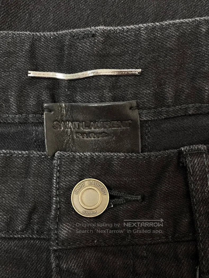 Saint Laurent Paris Saint Laurent Paris Straight Leg Jeans Size US 30 / EU 46 - 3 Thumbnail