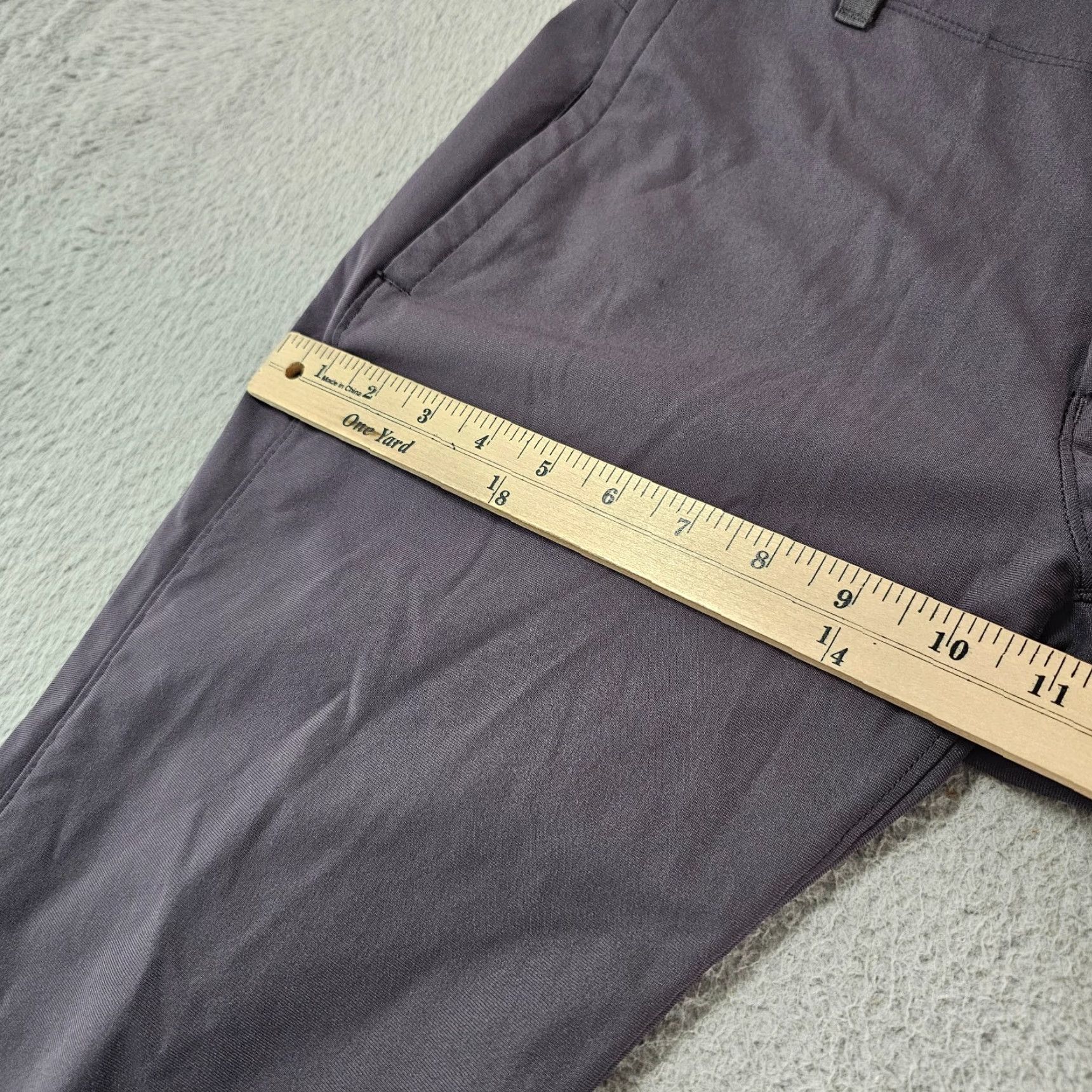Reigning Champ VINTAGE is not applicable; Reigning Champ Coach's Pants Khaki Chino Brown 30x29 Mens Regular Straight Front Zip Pocket Casual Travel Workwear Size US 30 / EU 46 - 5 Thumbnail