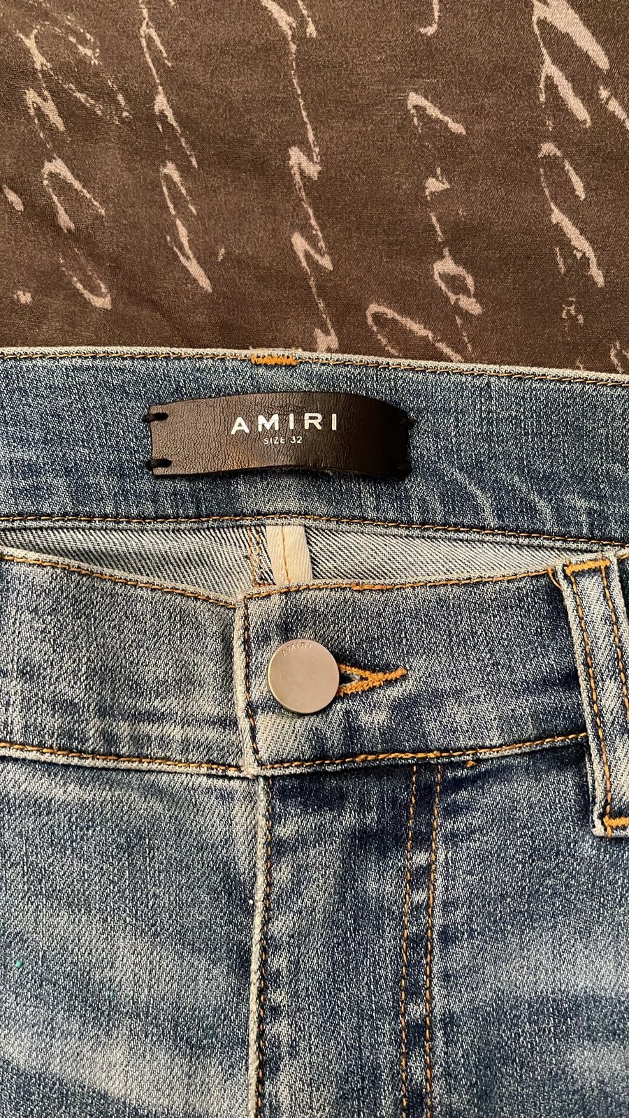Amiri Amiri Paint Splatter Denim Size US 32 / EU 48 - 3 Thumbnail