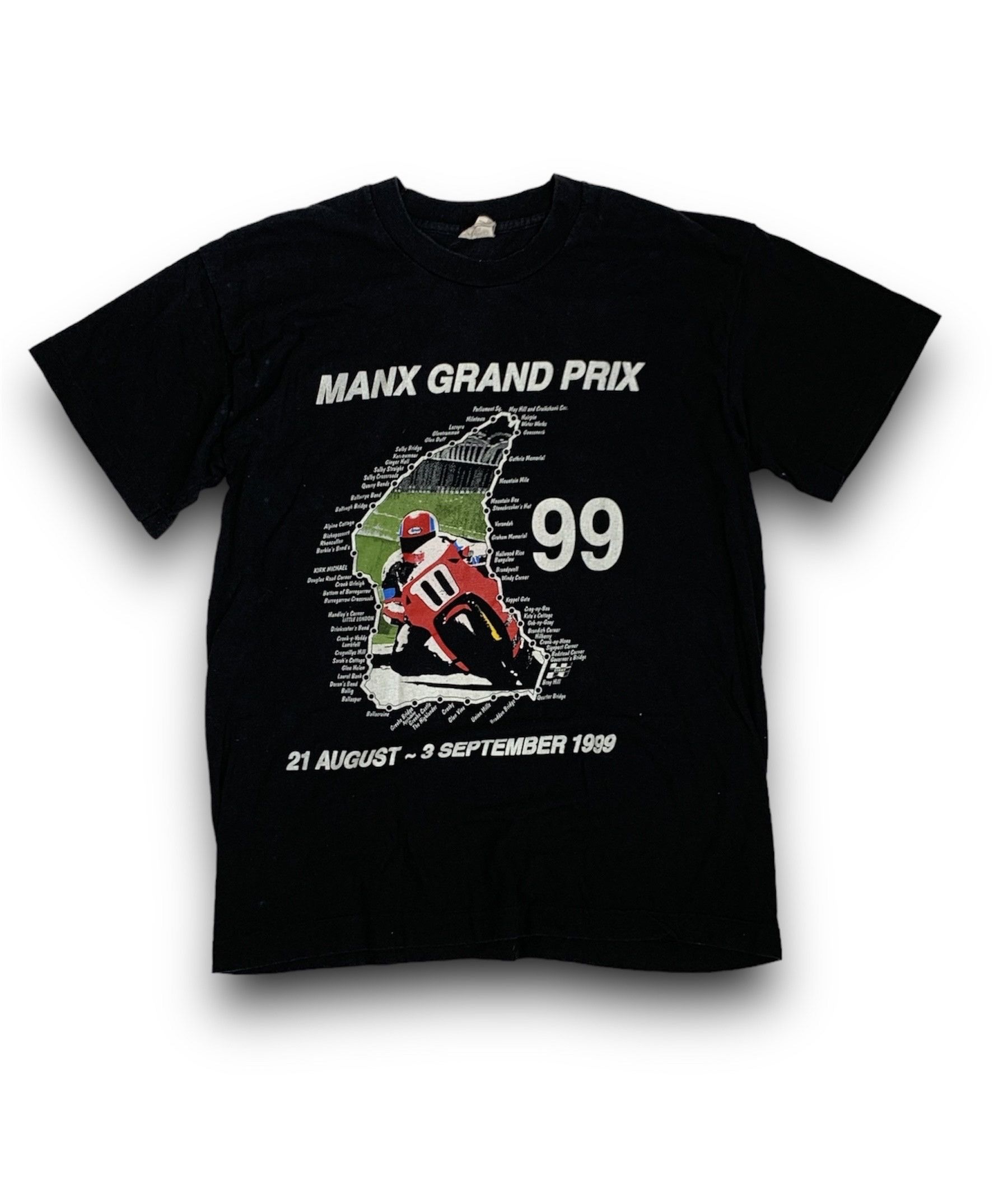 Vintage Manx Grand Prix 1999 Motorcycle Tee Size Large Size US L / EU 52-54 / 3 - 2 Thumbnail