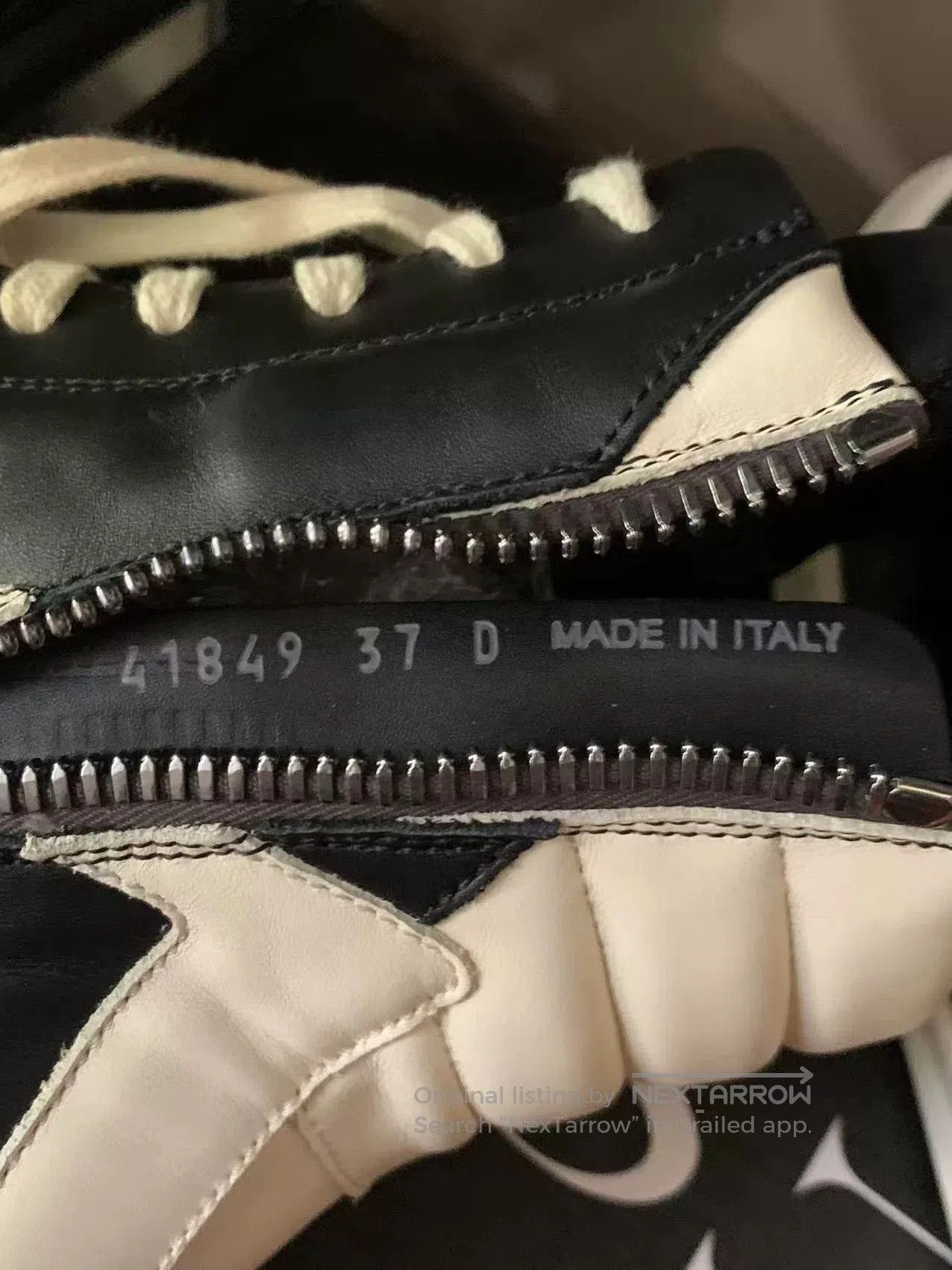 Rick Owens rick owens black leather high-top sneakers. Size US 6 / IT 36 - 7 Thumbnail