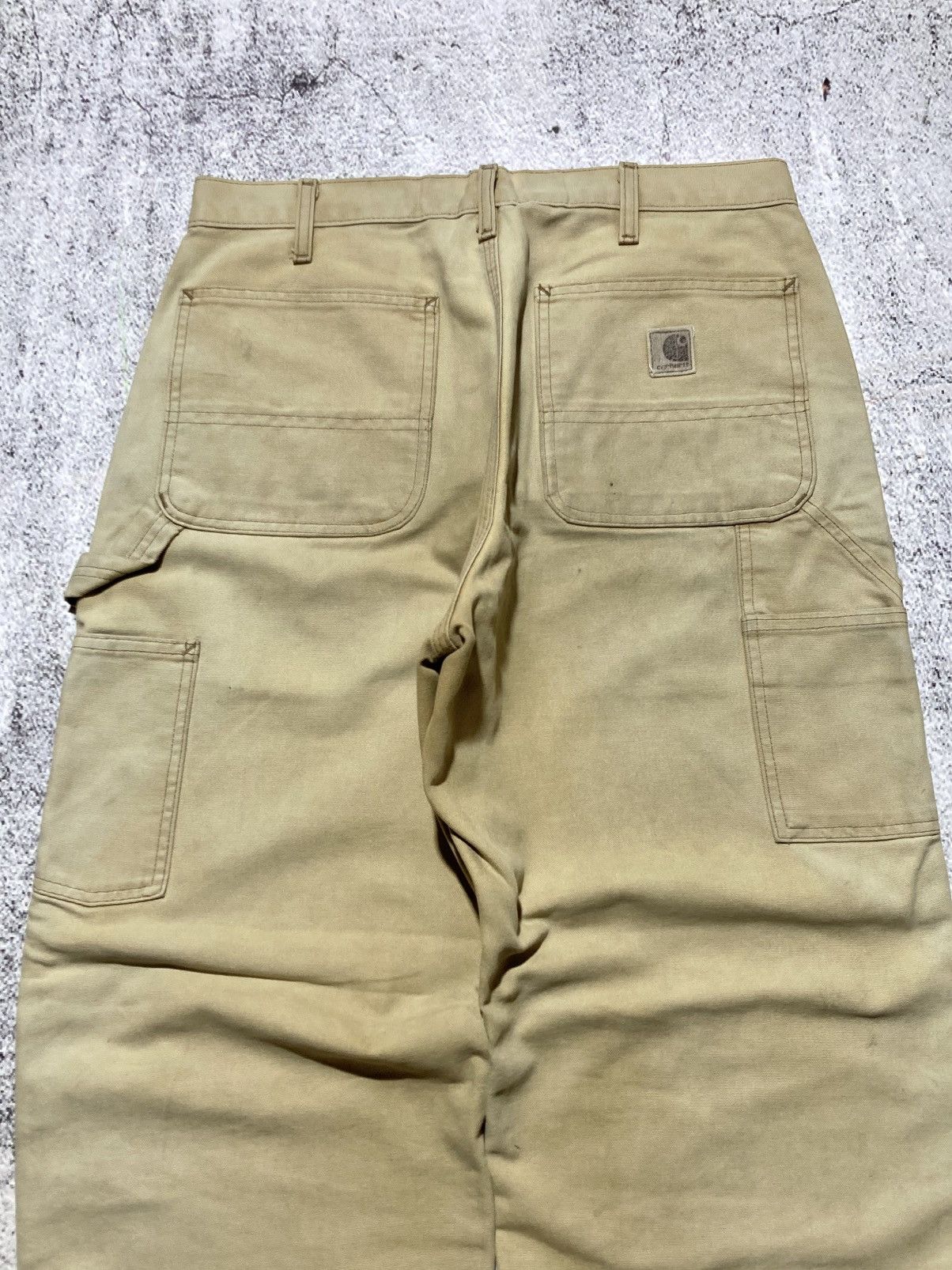 Carhartt 1990s Vintage Carhartt B11 BRN Carpenter Duck Pants Workwear Size US 32 / EU 48 - 7 Thumbnail
