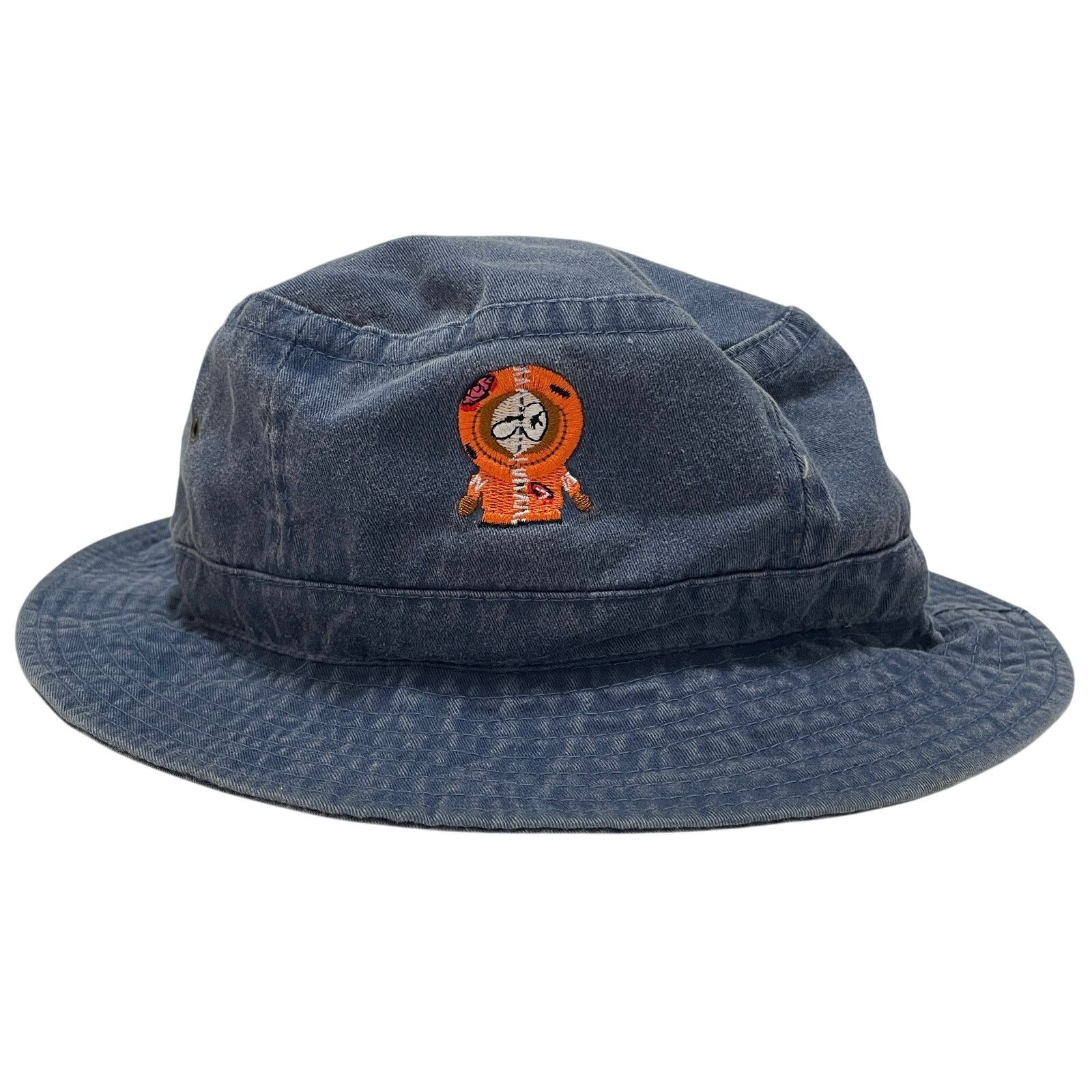 Vintage VTG 90s 1998 South Park Comedy Central Kenny Blue Bucket Hat Size ONE SIZE - 1 Thumbnail