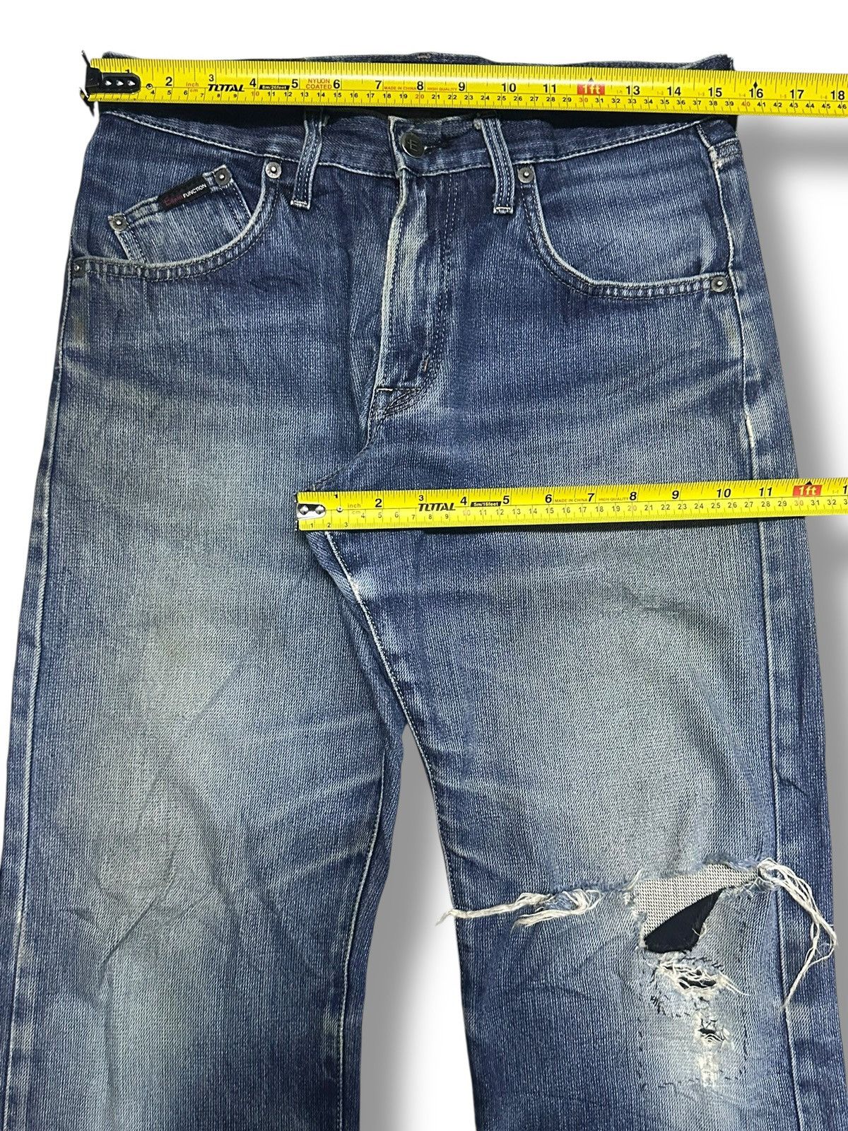 Edwin Edwin Function With Distressed and Baggy Loose Style & Faded Size US 31 - 13 Thumbnail