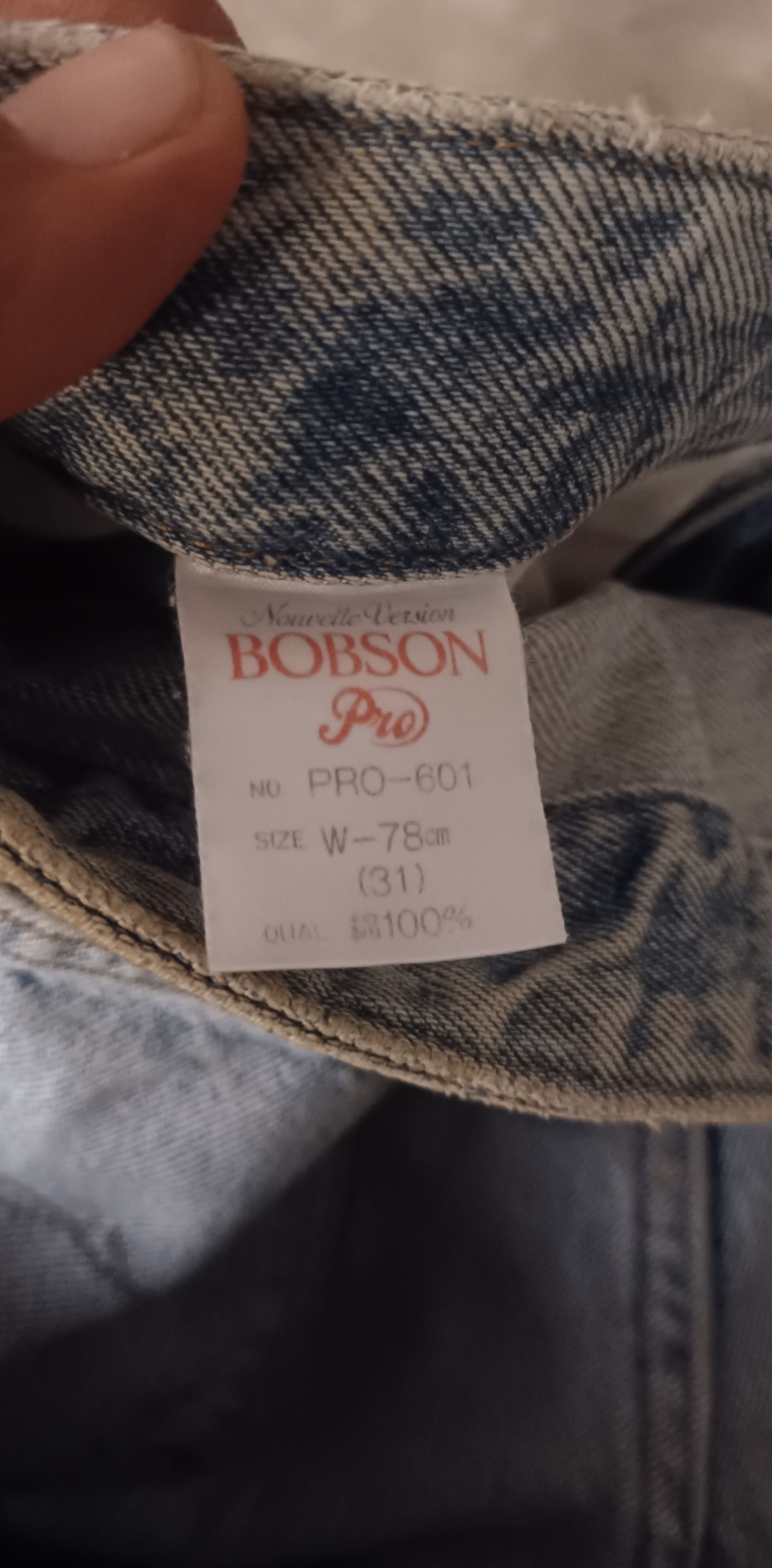 If Six Was Nine × Japanese Brand Vintage💥 Bobson Nouvelle Version Pro Distressed Denim Size US 30 / EU 46 - 13 Thumbnail