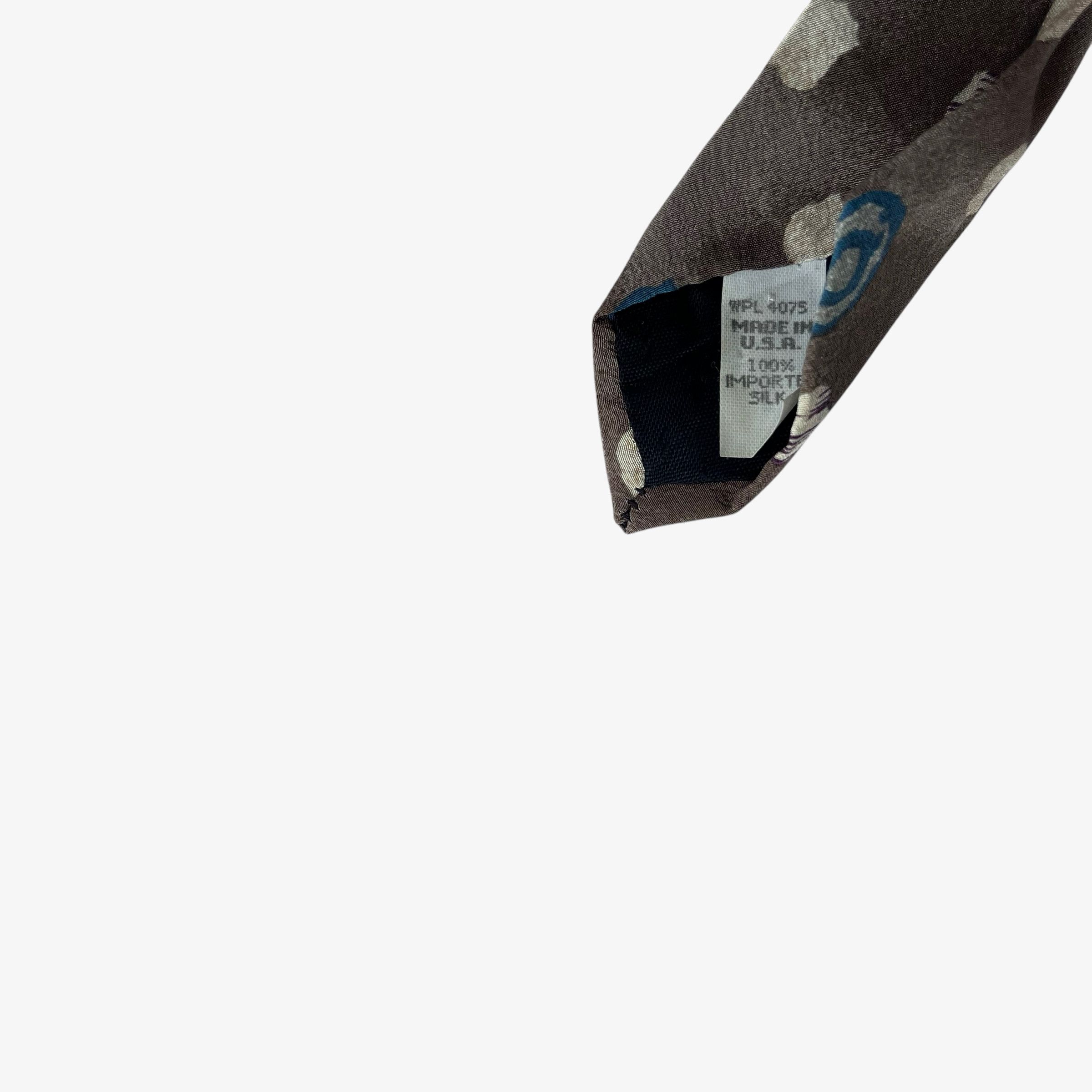 Oscar De La Renta Vintage 90s Oscar De La Renta Abstract Print Silk Tie Size ONE SIZE - 3 Thumbnail