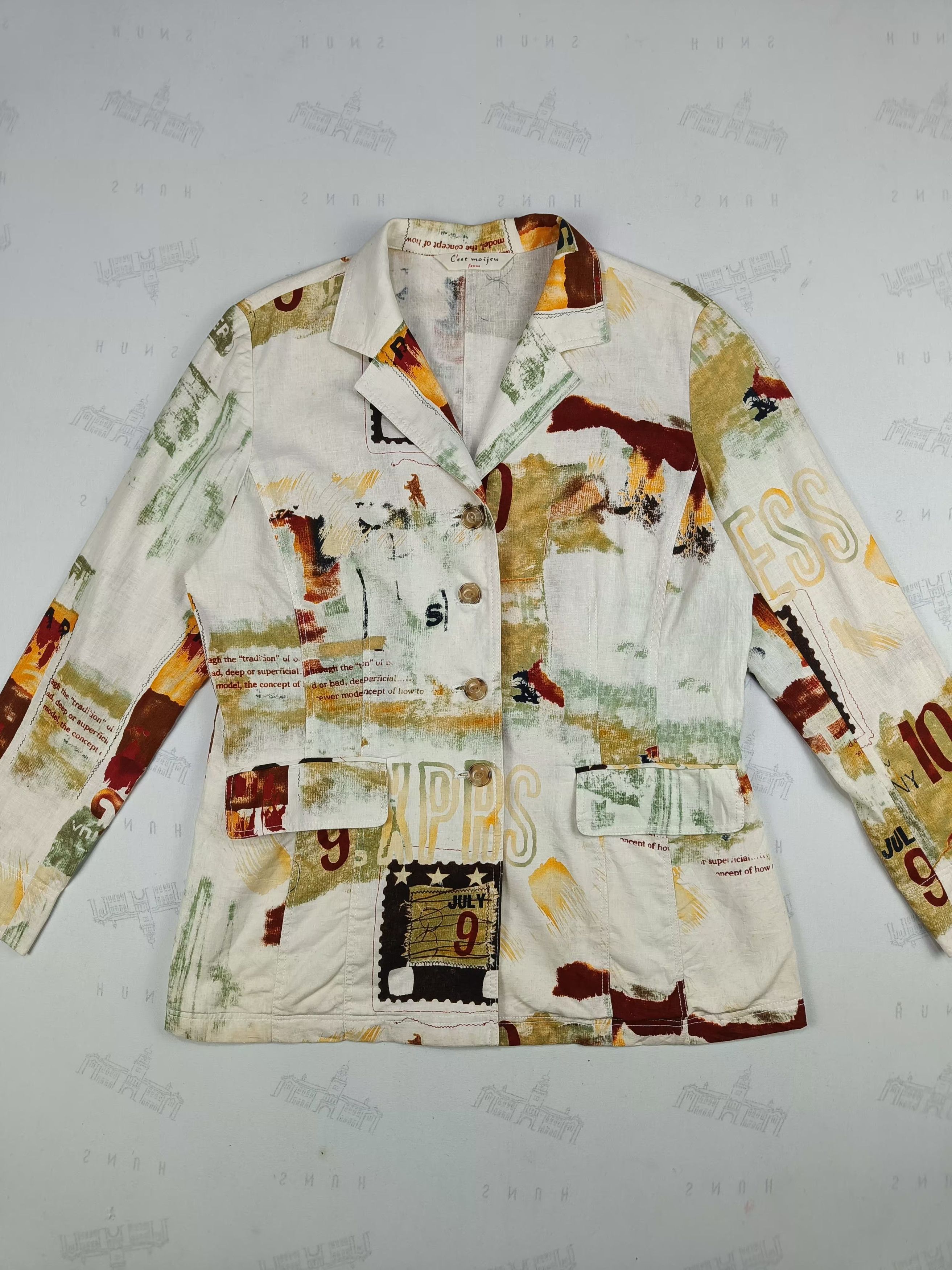 Vintage Vintage Moschino Style Beautiful Blazers Size L / US 10 / IT 46 - 4 Thumbnail