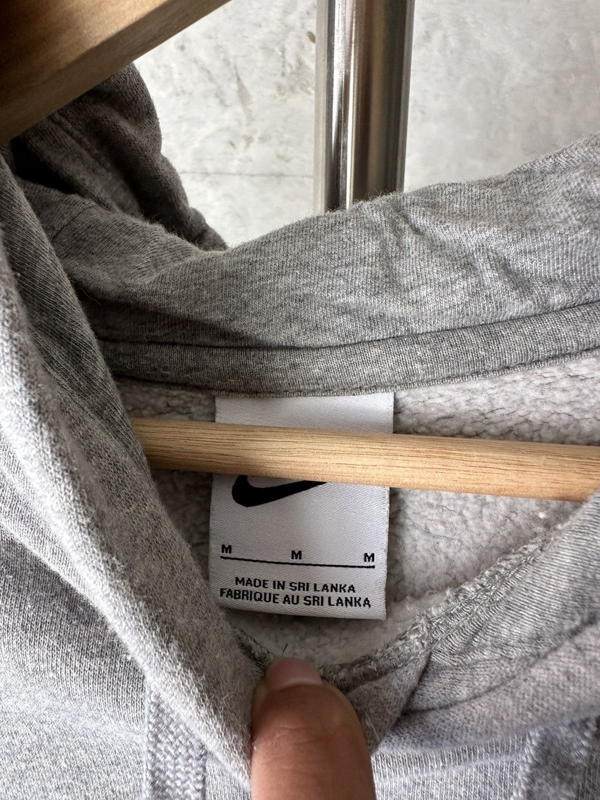 Nike Y2K Vintage Gray Nike hoodie Size US M / EU 48-50 / 2 - 4 Thumbnail