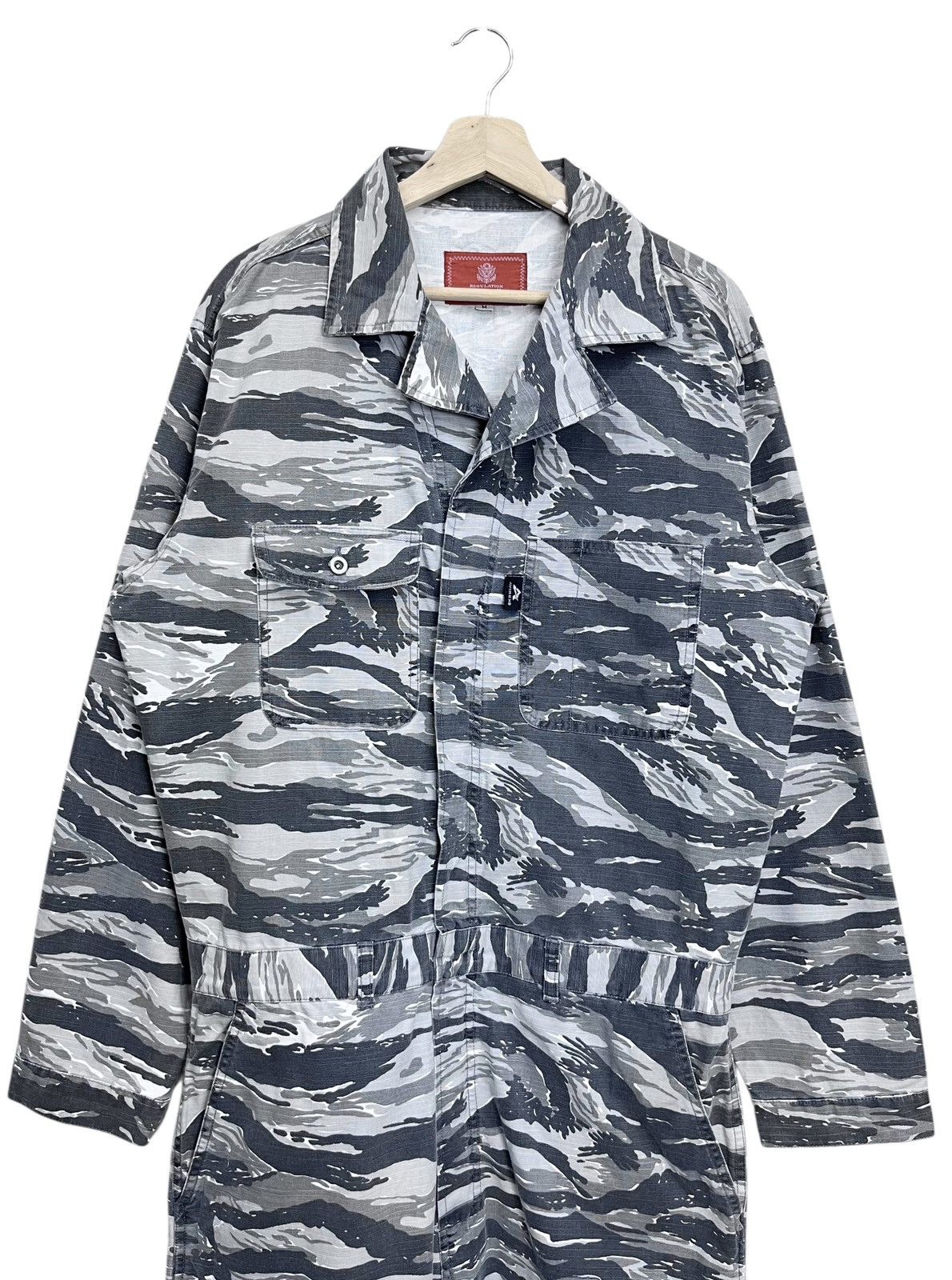 Avirex Vintage REGULATION AVIREX OFFICERS UNIFORM Stripes Coverall Size US 33 - 3 Thumbnail