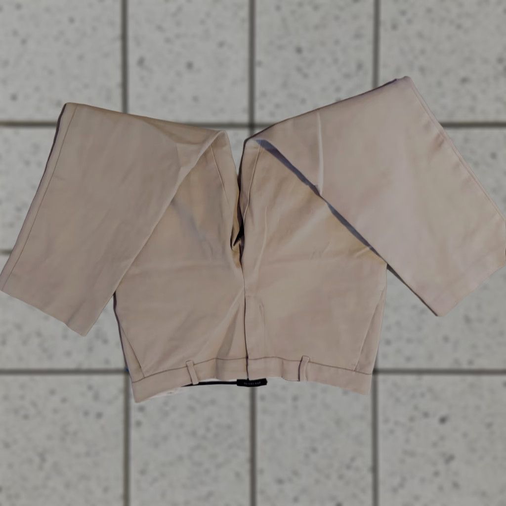 Ann Taylor Womens Ann Taylor Pants Chino 8 Beige Khaki Dress Slack Trouser Regular Size 8 Womens Size 30" / US 8 / IT 44 - 1 Thumbnail