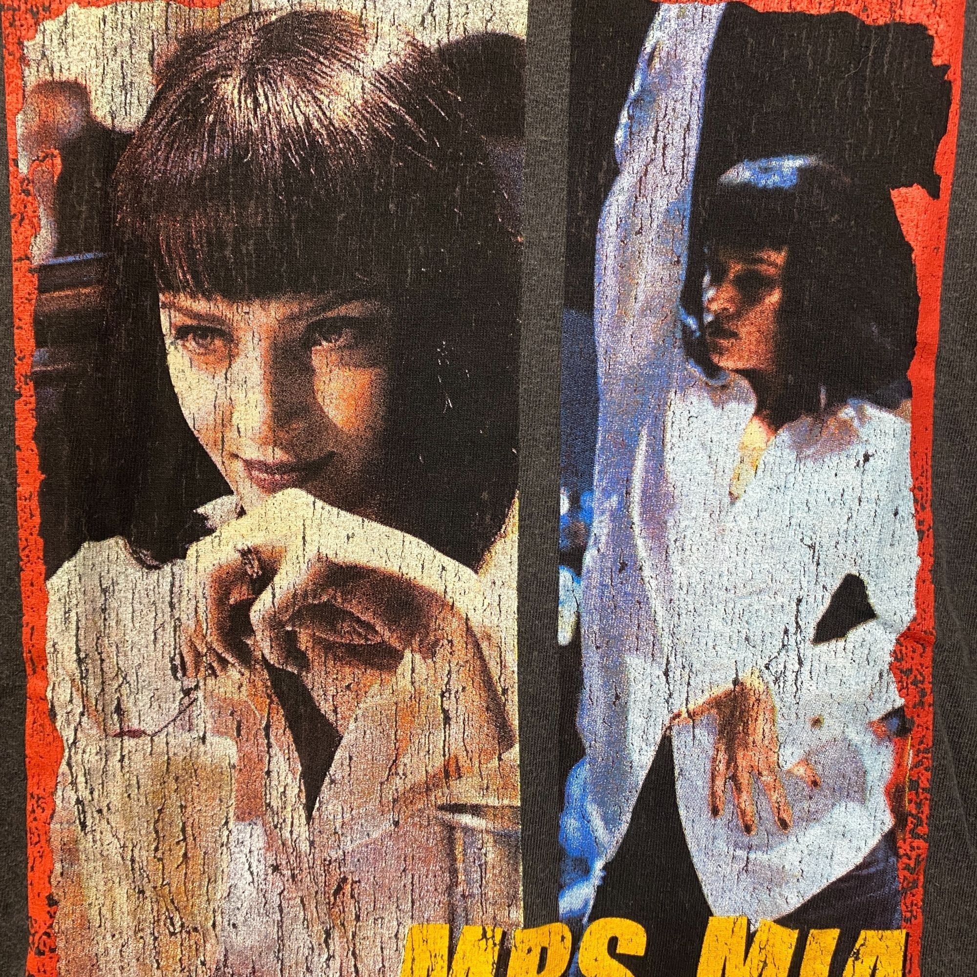 Rap Tees Mrs. Mia Wallace Pulp Fiction T-Shirt XL Size US XL / EU 56 / 4 - 4 Thumbnail