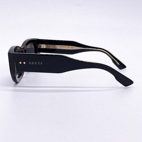 Gucci NEW GUCCI GG1215S 002 BLACK UNISEX SUNGLASSES Size ONE SIZE - 6 Thumbnail