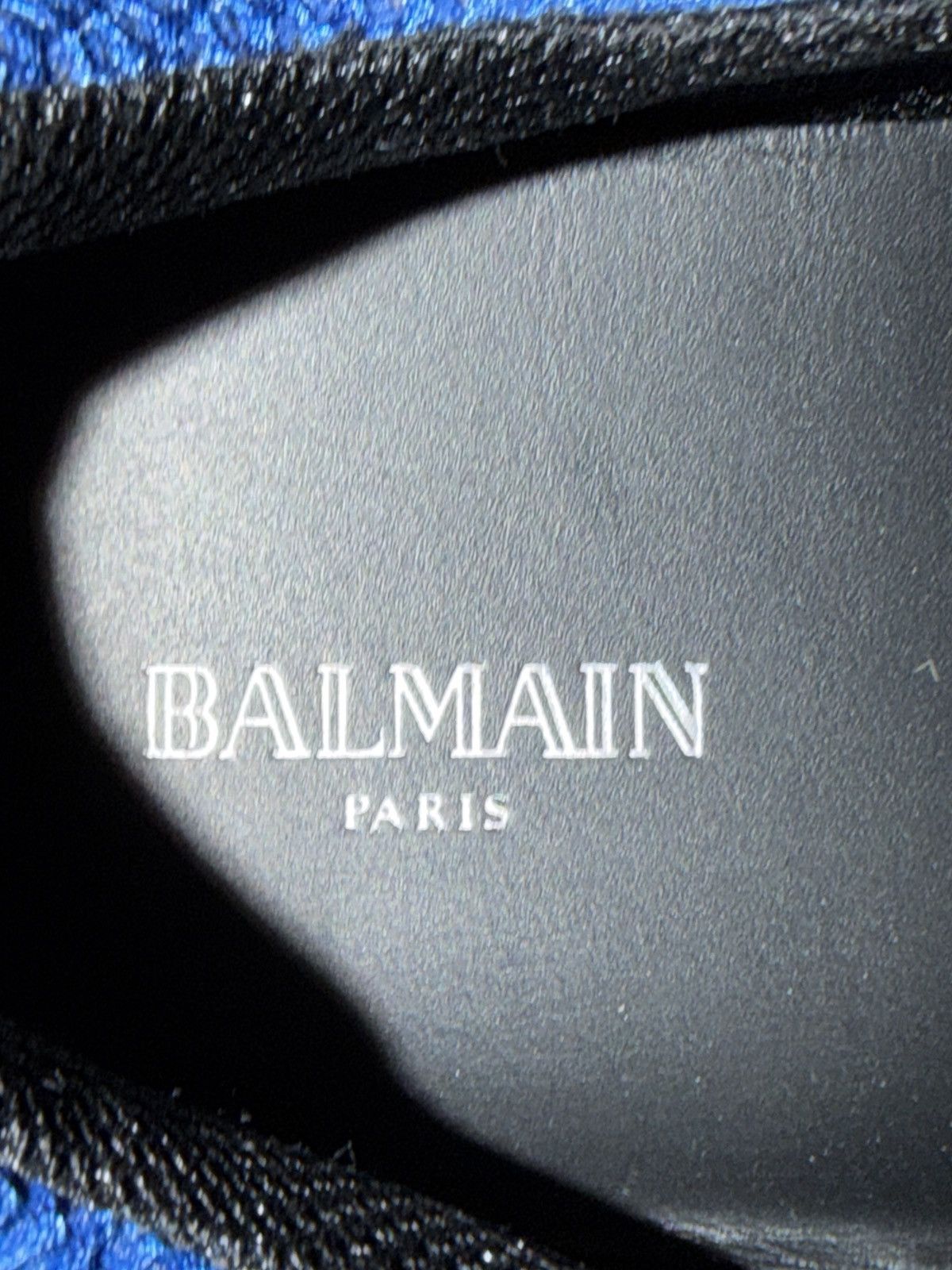 Balmain Balmain Jace Sneakers Blue/Gray Size 12 EU45 – Worn Once Size US 12 / EU 45 - 10 Thumbnail