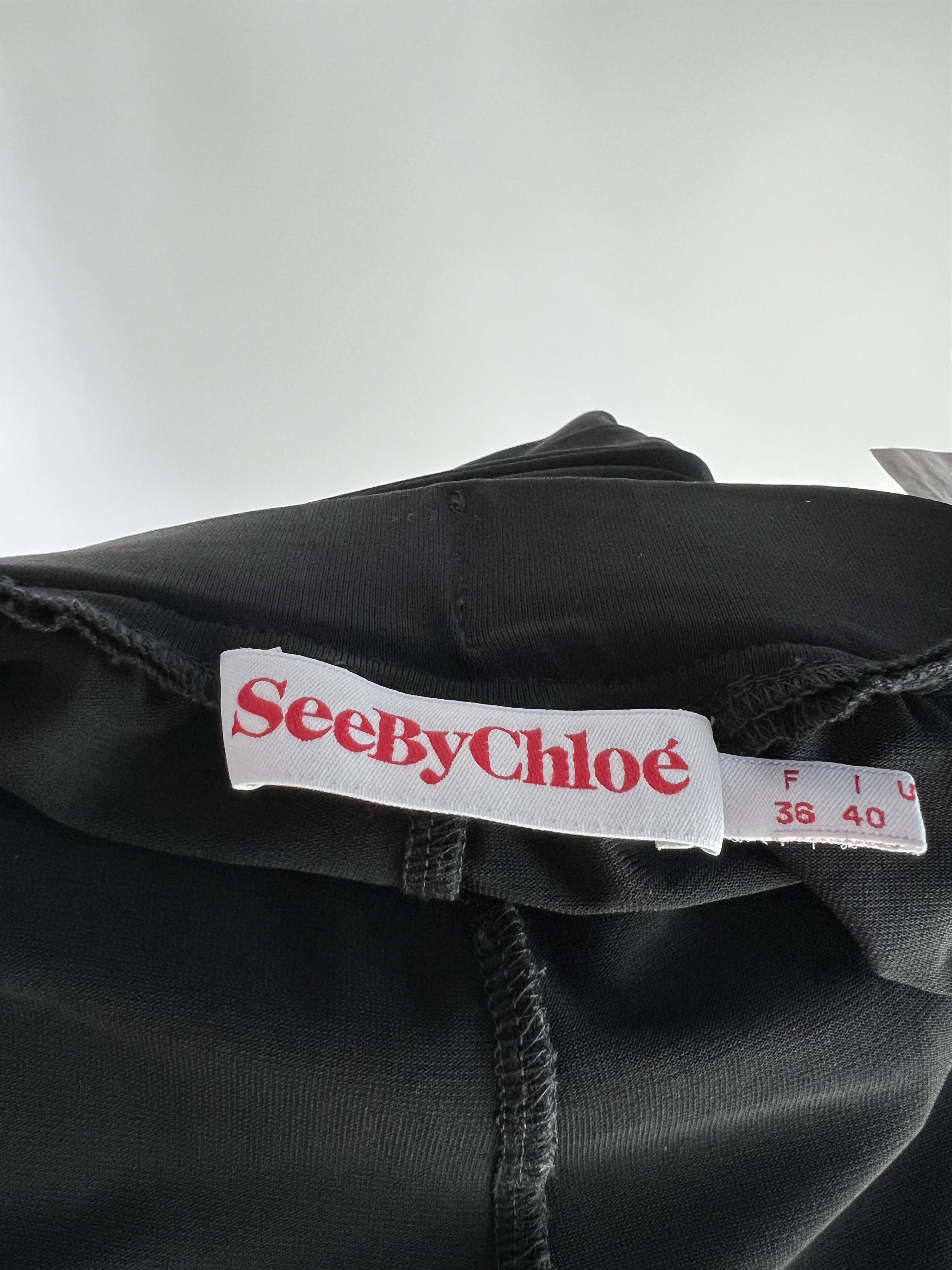 Chloe × See by Chloe See By Chloe Black Pants Size IT40 US4 UK8 Size 27" / US 4 / IT 40 - 7 Thumbnail