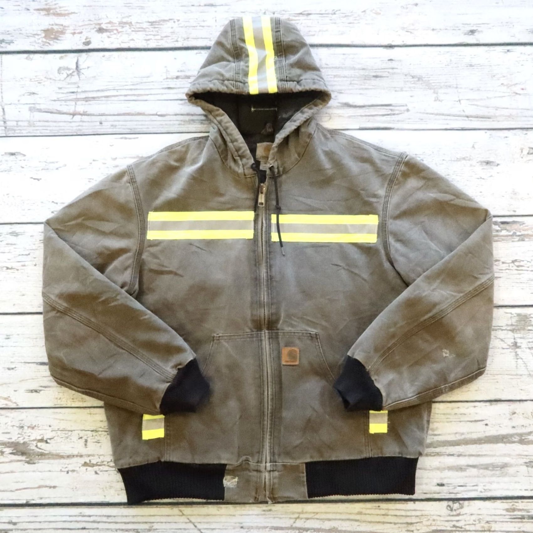 Carhartt VINTAGE Carhartt Hooded Jacket Green M Mens Jacket Size US M / EU 48-50 / 2 - 2 Thumbnail