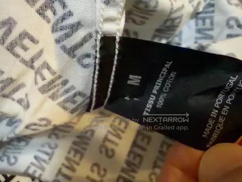 Vetements VETEMENTS Black and White Letter Print Shirt Size US M / EU 48-50 / 2 - 2 Thumbnail