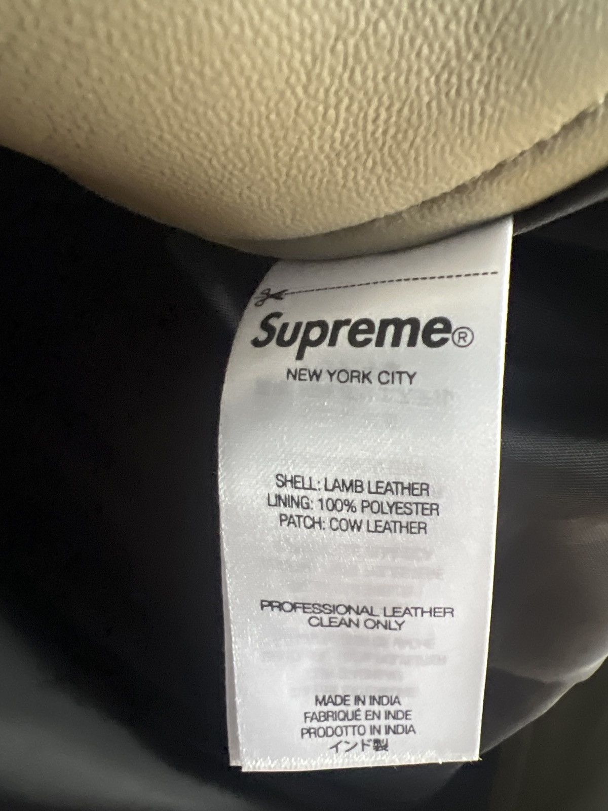 Supreme Supreme Leather Double Knee Painter Pants | Grailed