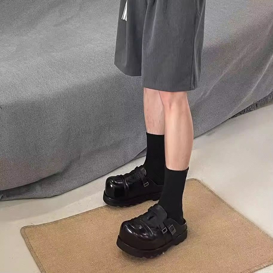Other Real Leather Designer Outdoor Pleated Genuine Sandals Boots Size US 10 / EU 43 - 8 Thumbnail