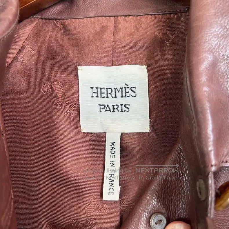 Hermes Hermes Brown Leather Long Coat Size XS / US 0-2 / IT 36-38 - 3 Thumbnail