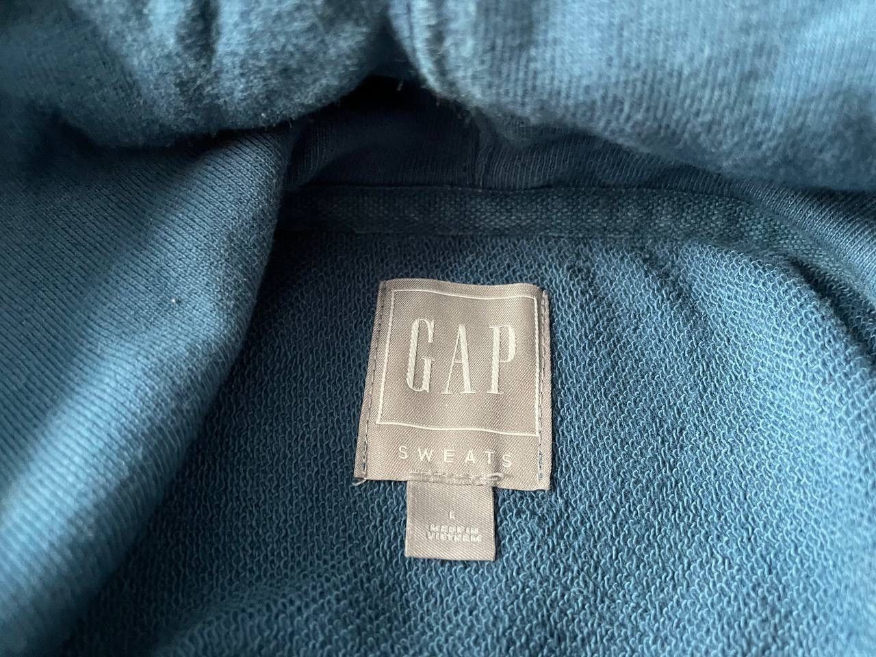 Gap × Vintage Vintage Gap Hoodie Big Embroidered Logo Y2K Ultra Rare Item Size US L / EU 52-54 / 3 - 5 Thumbnail