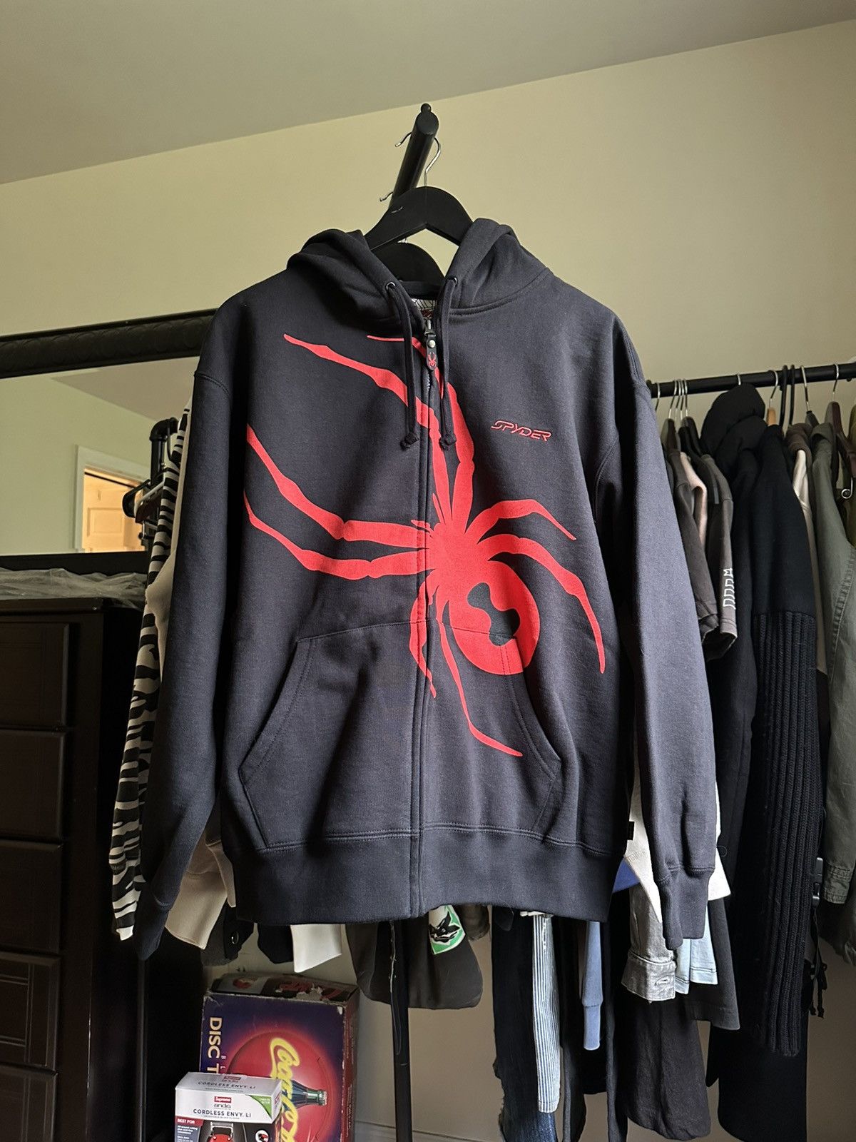 Spyder × Supreme FW24 Supreme/Spyder Zip Up Hooded Sweatshirt  