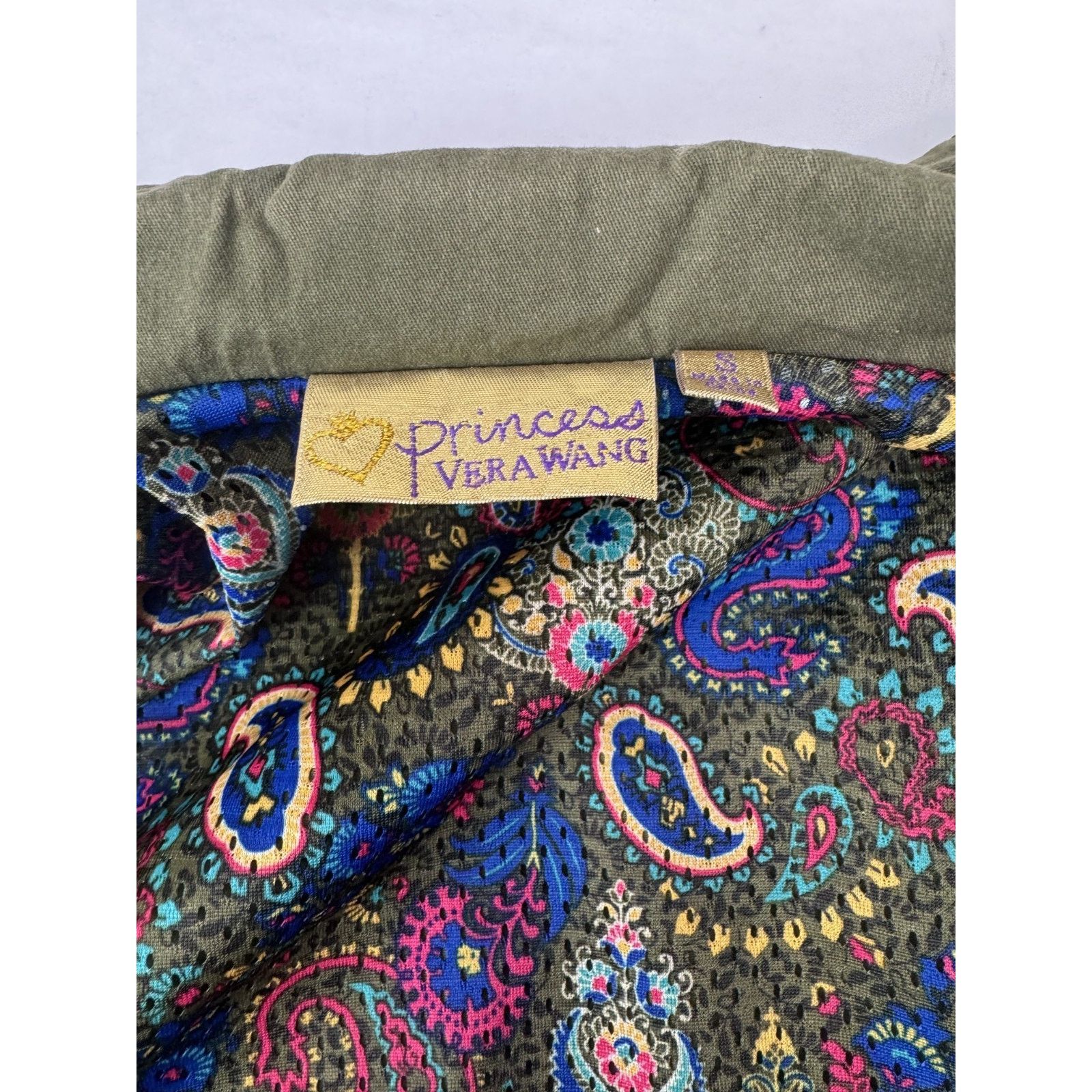 Vera Wang Grunge Princess Vera Wang Jacket Green Lace Paisley Small Size S / US 4 / IT 40 - 5 Thumbnail