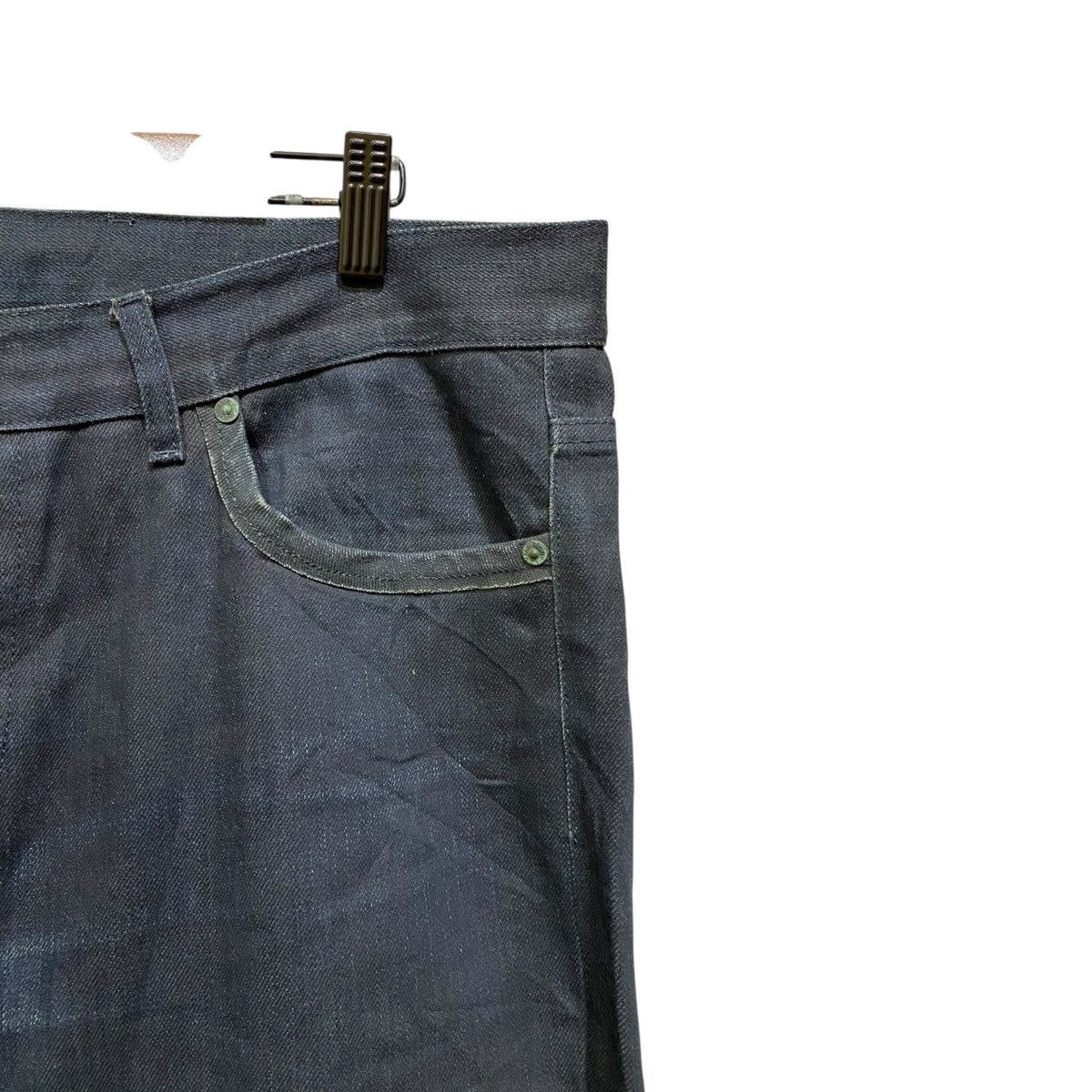 Lanvin Vintage Lanvin X Acne Studio Super Black Denim 12OZ Size US 33 - 8 Thumbnail