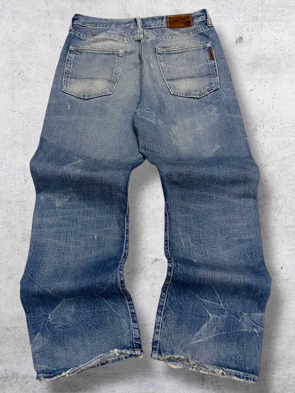 semanticdesign VINTAGE EZRA FITCH RARE JAPAN DESIGNER 90S MUWASH DENIM Size US 30 / EU 46 - 8 Thumbnail