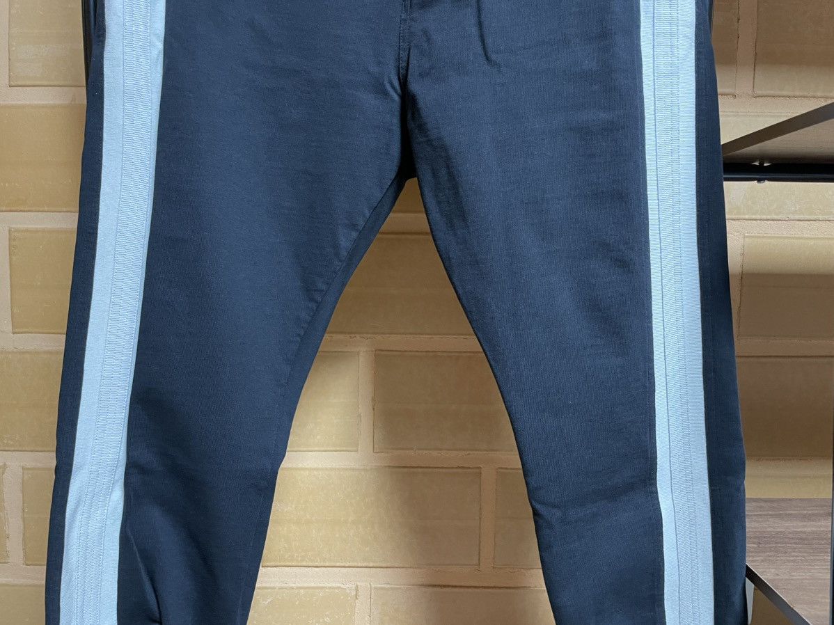 Rick Owens FW19 Oyster Black Side Stripe Track Pants 46