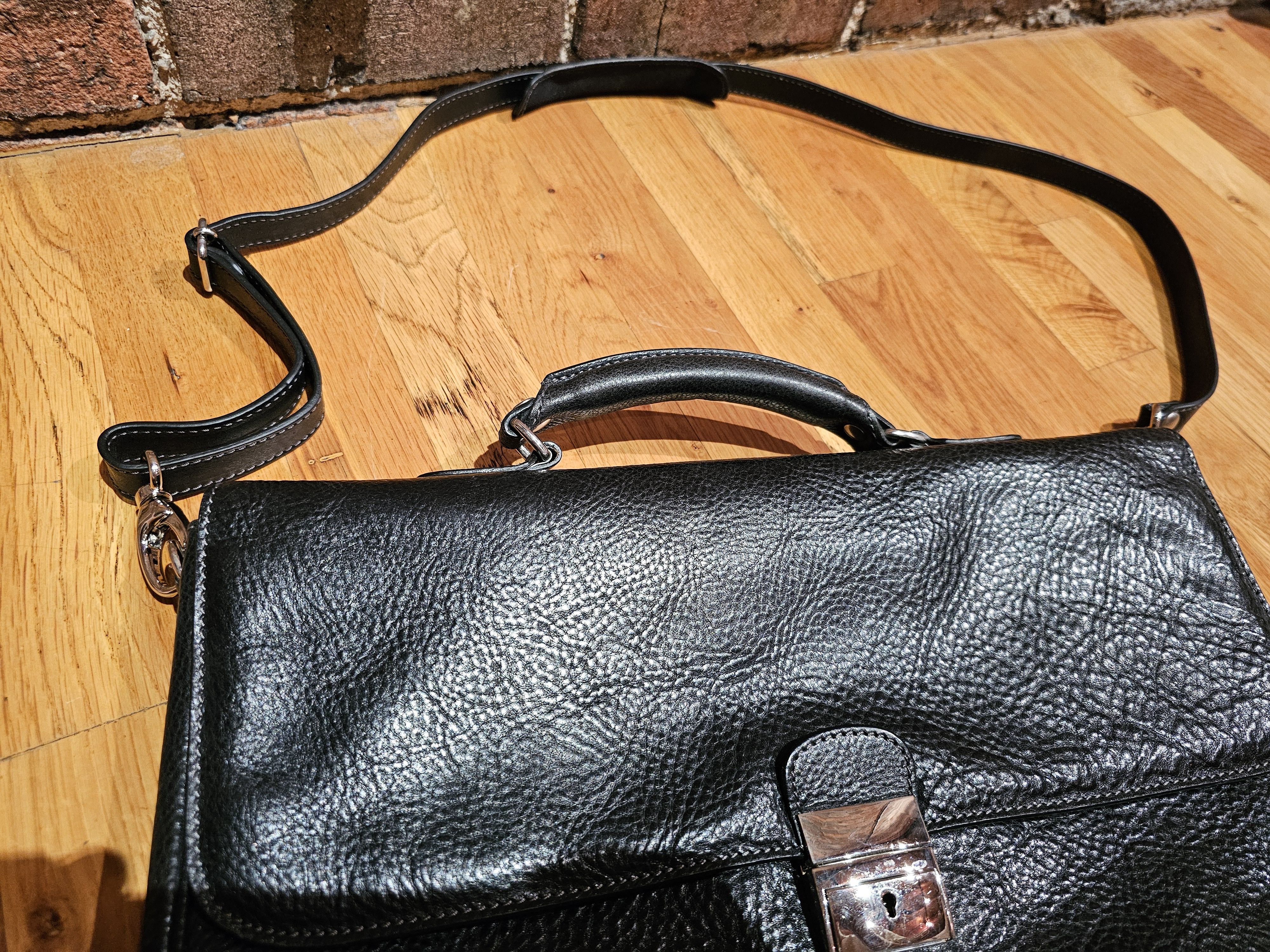 Other Pebbled leather briefcase from Scuola del Cuoio (Florence) Size ONE SIZE - 2 Thumbnail