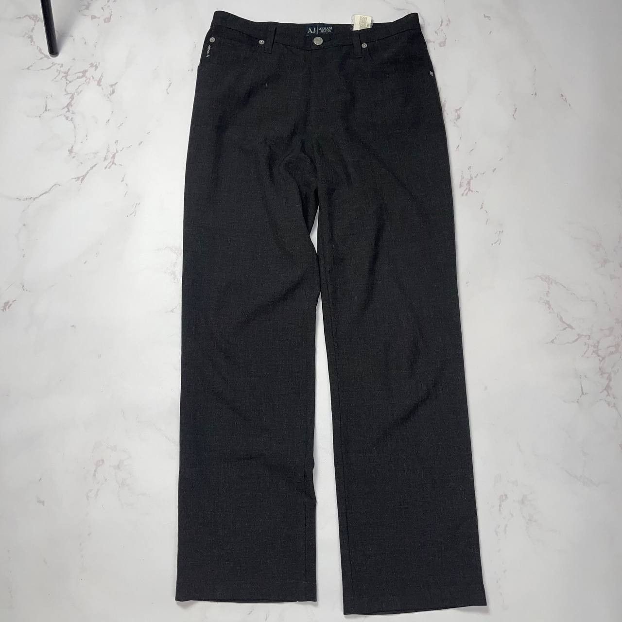 Armani Armani Comfort Classic Pants Metal Logo Size 30 Vintage Size US 30 / EU 46 - 2 Thumbnail