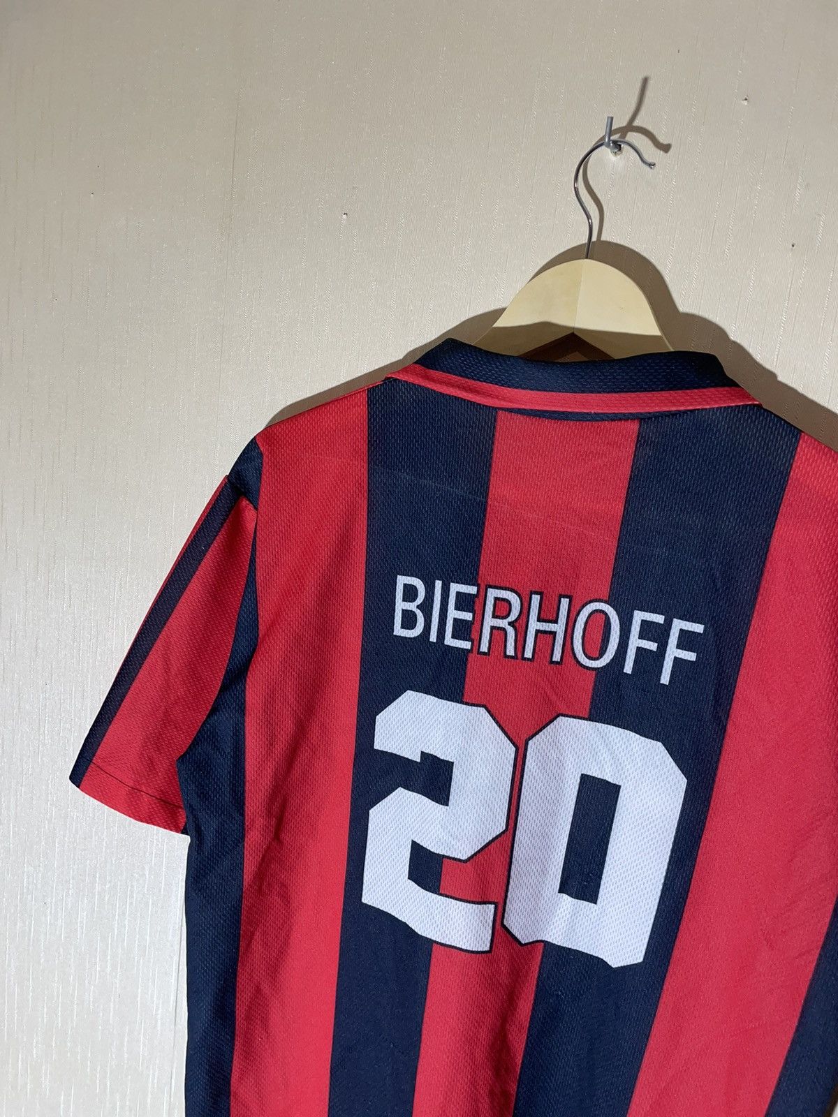 Vintage Bierhoff #20 Milan vintage retro jersey y2k Size US XL / EU 56 / 4 - 4 Thumbnail