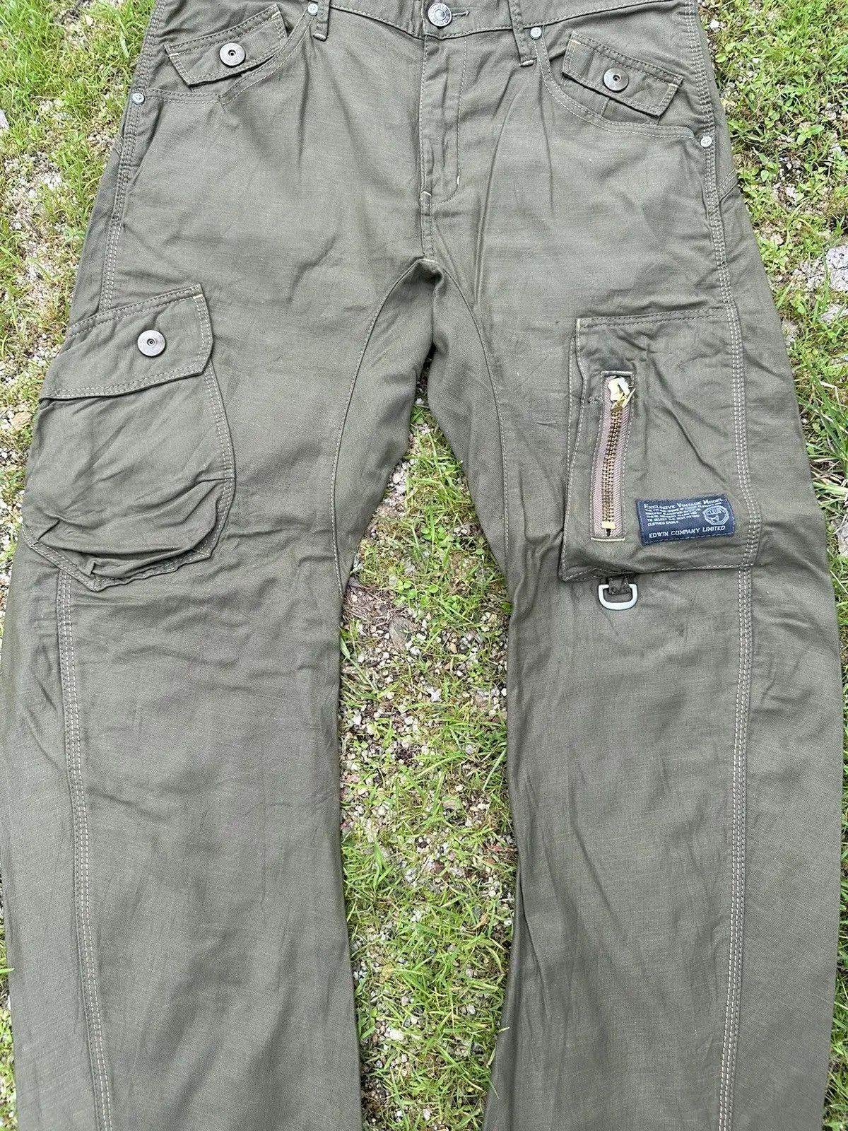 Matsuda SICKS!!VINTAGE EDWIN TROUSERS CURVE/BANANA LEGS BUCKLE PANTS Size US 33 - 2 Thumbnail