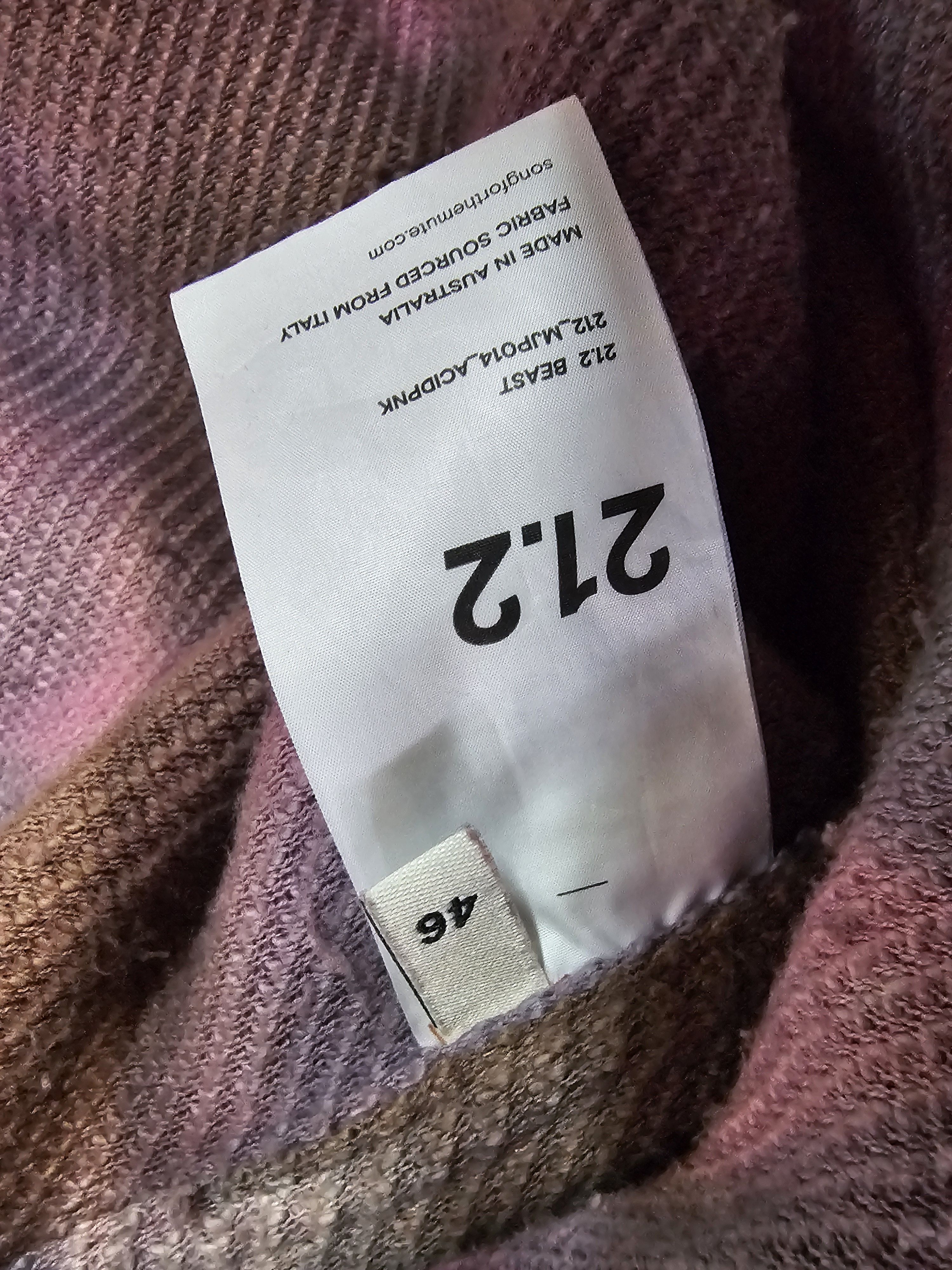 Song For The Mute Acid Dye Pullover 21.2 Beast Size US M / EU 48-50 / 2 - 3 Thumbnail
