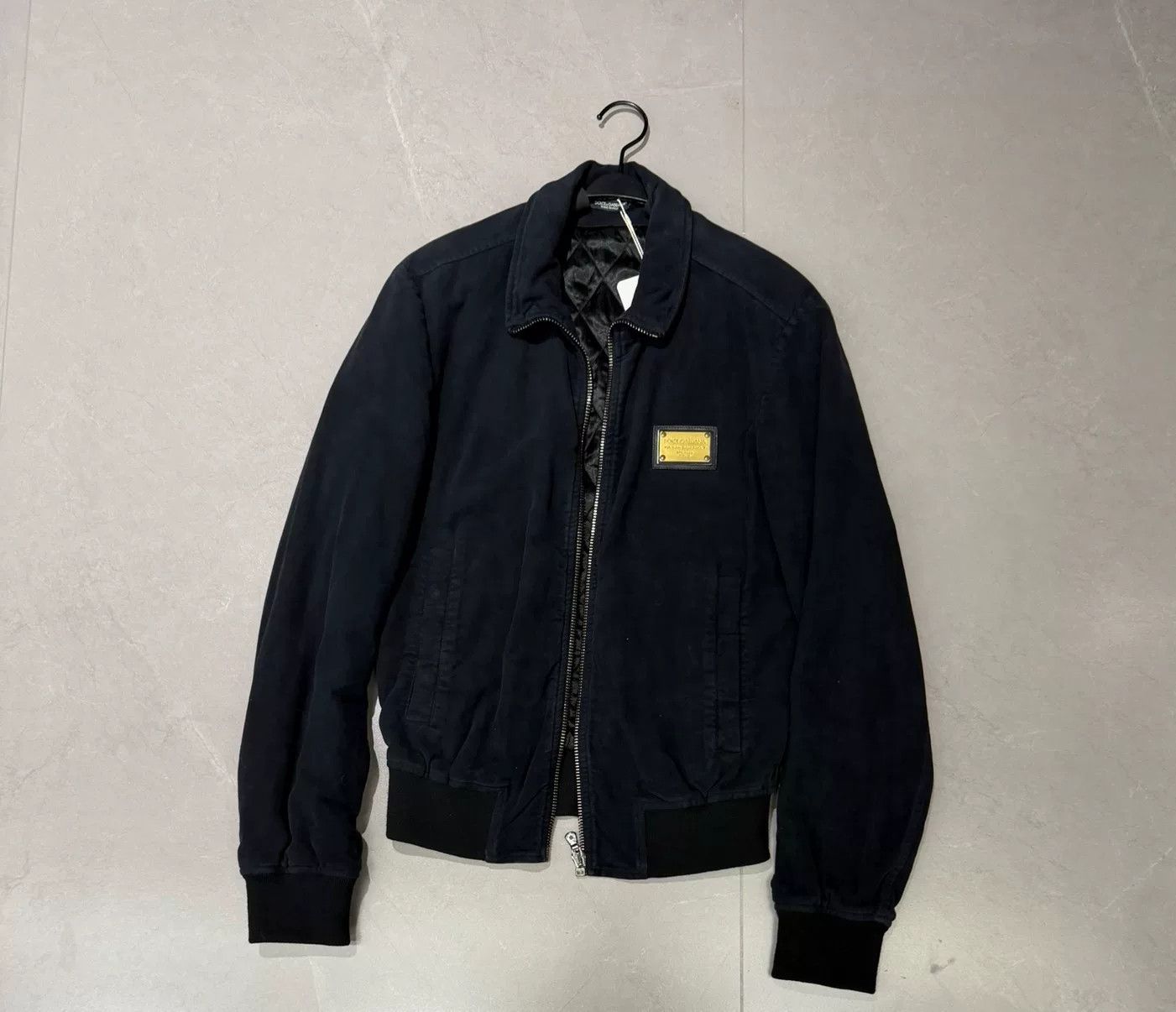 Dolce & Gabbana Dolce & Gabbana Flannel Gold Logo Puffer Jacket Size US S / EU 44-46 / 1 - 1 Thumbnail