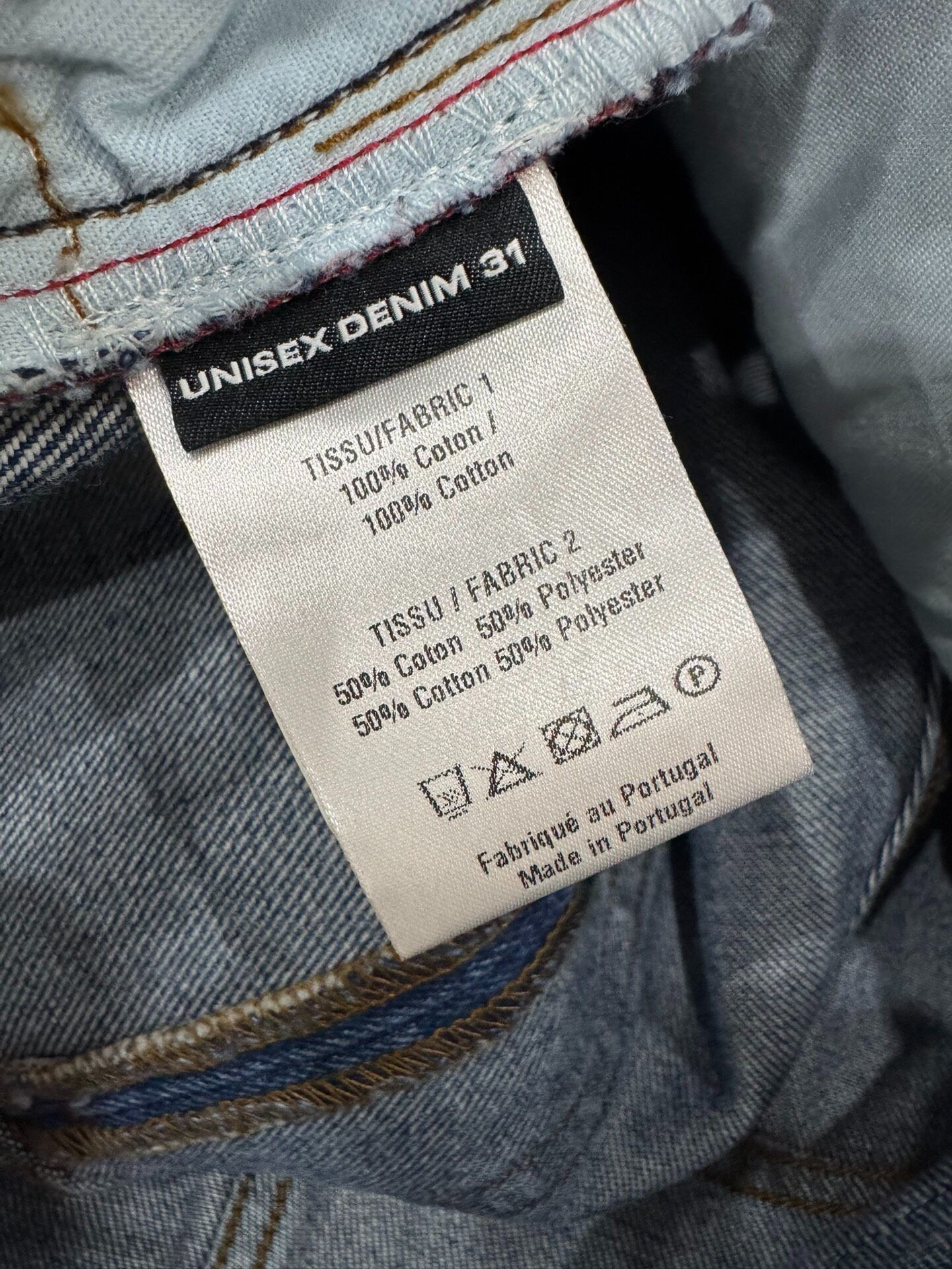 Y/Project Y/project Double‑Layer Banana Jeans KKKK112608 Size US 31 - 7 Thumbnail