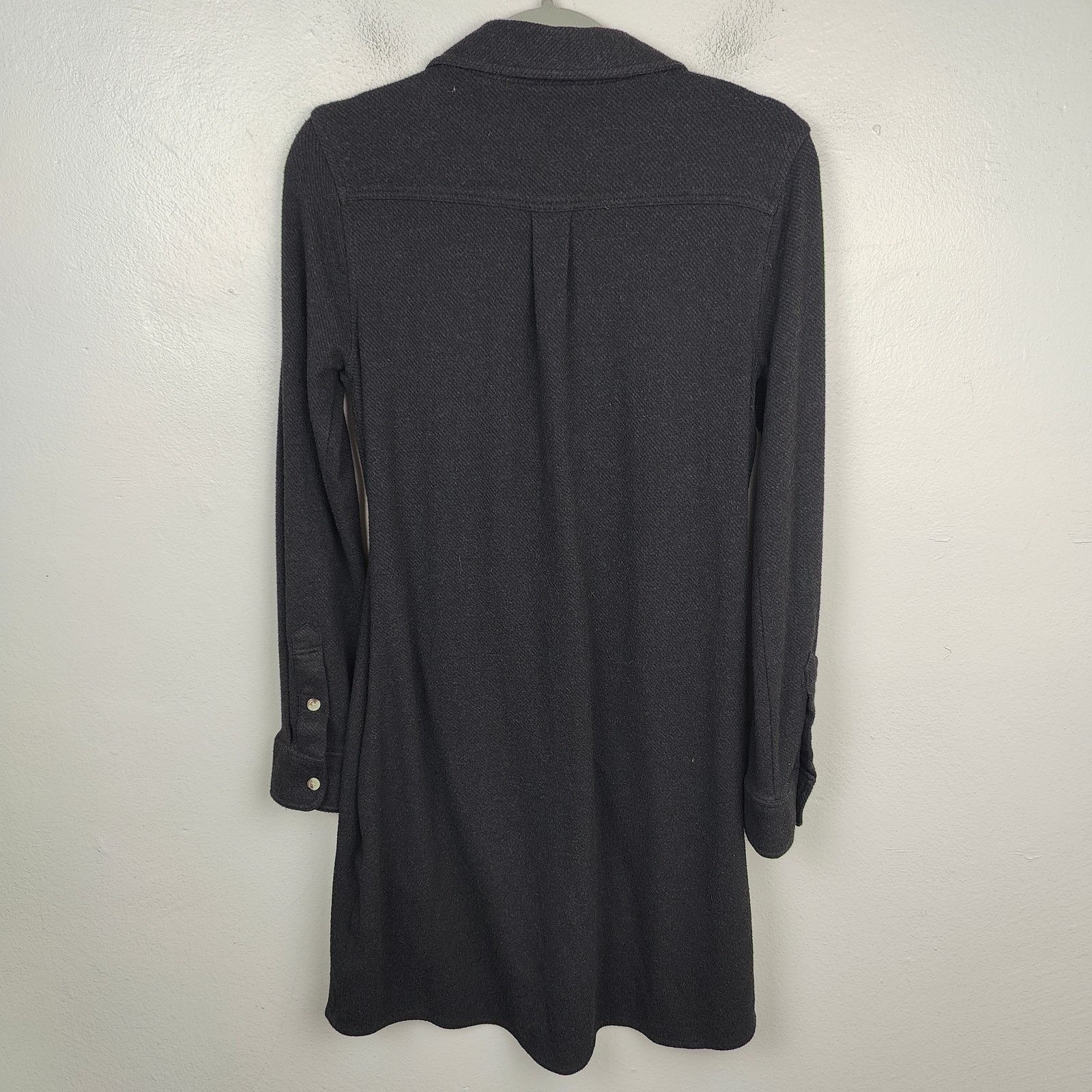 Faherty Faherty Legend Sweater Dress Womens Small Heathered Black Size S / US 4 / IT 40 - 3 Thumbnail
