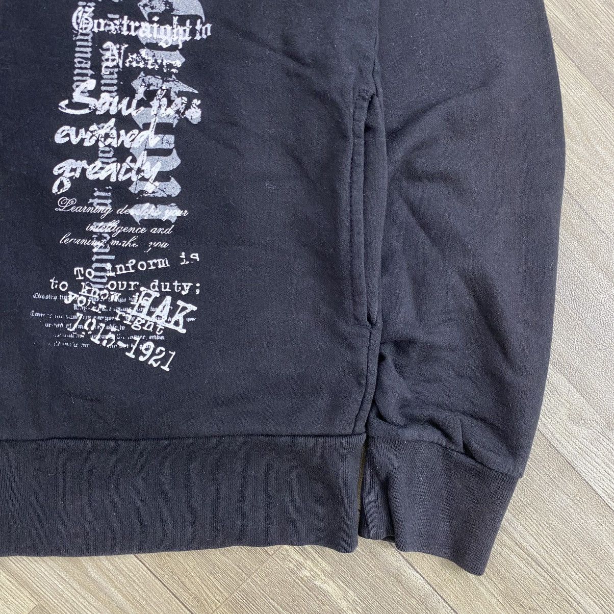 14th Addiction 2000s Collins Skulls Poem Cross Grunge Punk Style Zip Hoodie Size US M / EU 48-50 / 2 - 8 Thumbnail