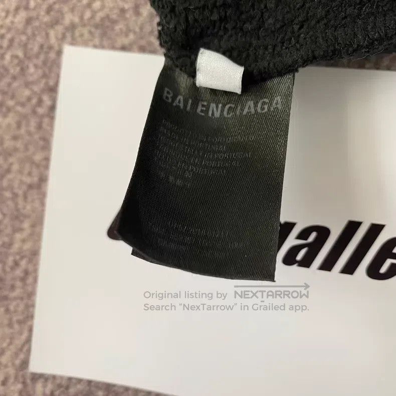 Balenciaga Balenciaga Black and Green Band Logo Hoodie Size US S / EU 44-46 / 1 - 8 Thumbnail