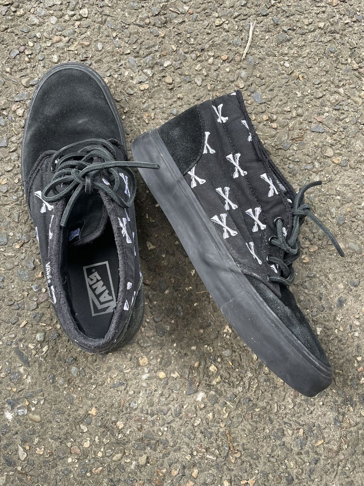 Vans Wtaps x Vans Syndicate 006 Black Chukka Crossbones sz 9 | Grailed