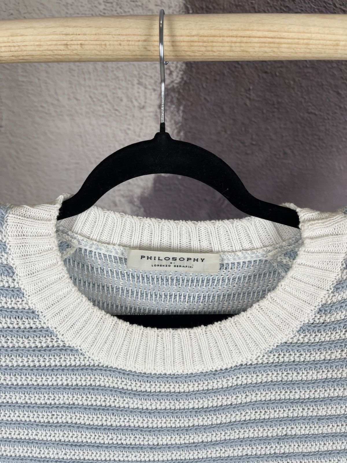 Philosophy di Lorenzo Serafini Philosophy di Lorenzo Serafini striped blue vest sweater Size M / US 6-8 / IT 42-44 - 5 Thumbnail