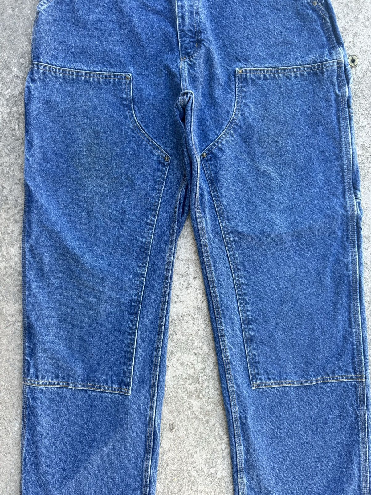 Carhartt × Vintage Carhartt B73 Double Knee Carpenter Pant Big Logo Size US 33 - 8 Thumbnail