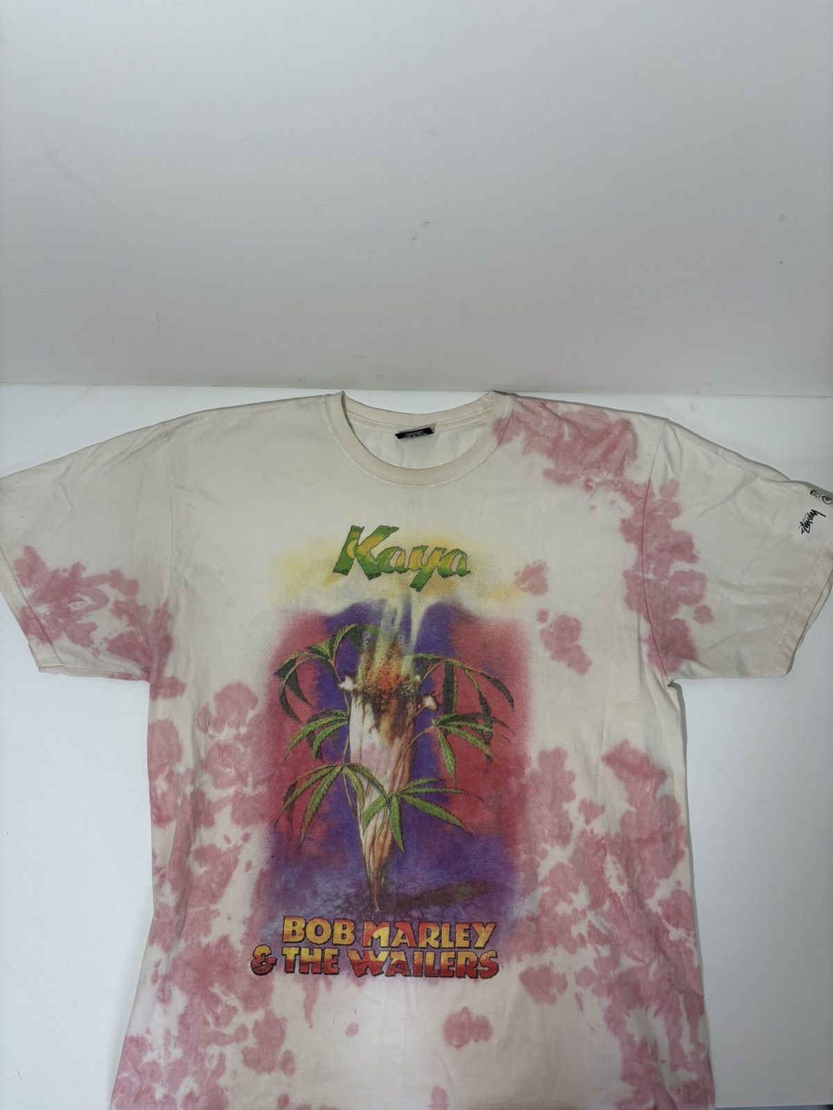 Stussy x bob marley and the wailers tye dye tee size large
