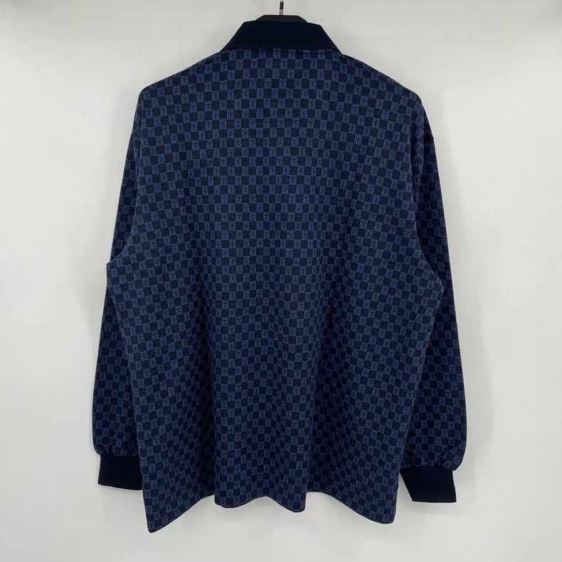 Givenchy Givenchy Printed Four Square Long Sleeve Polo Shirt Size US XXL / EU 58 / 5 - 2 Thumbnail