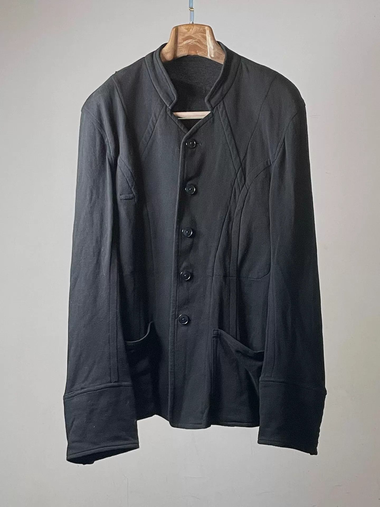Yohji Yamamoto Yohji Yamamoto PourHomme S/S12 Stand Collar Jacket Black 2 Size US M / EU 48-50 / 2 - 3 Thumbnail