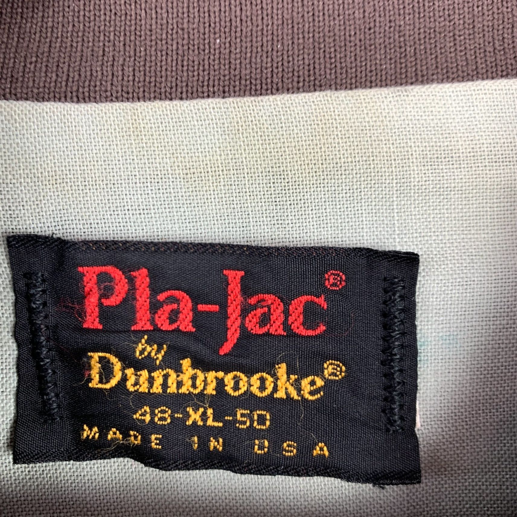 Dunbrooke VINTAGE Pla-Jac by Dunbrooke Brown Satin Jacket Mens XL Bomber Jacket 70s Laborers For Christ Brown Satin Jacket Mens XL Size US XL / EU 56 / 4 - 6 Thumbnail